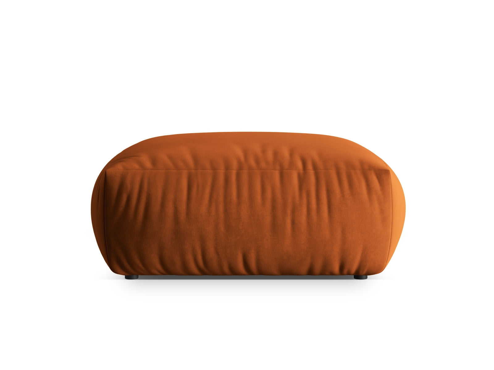 Chris Velour Pouf 1 Sitzer in Terracotta präsentiert im Onlineshop von KAQTU Design AG. Modulares Sofa ist von Micadoni