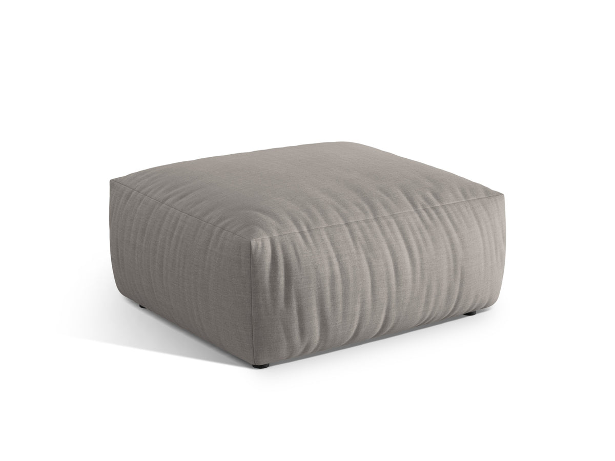 Chris Pouf 1 Sitzer in Natural-LINS präsentiert im Onlineshop von KAQTU Design AG. Modulares Sofa ist von Micadoni