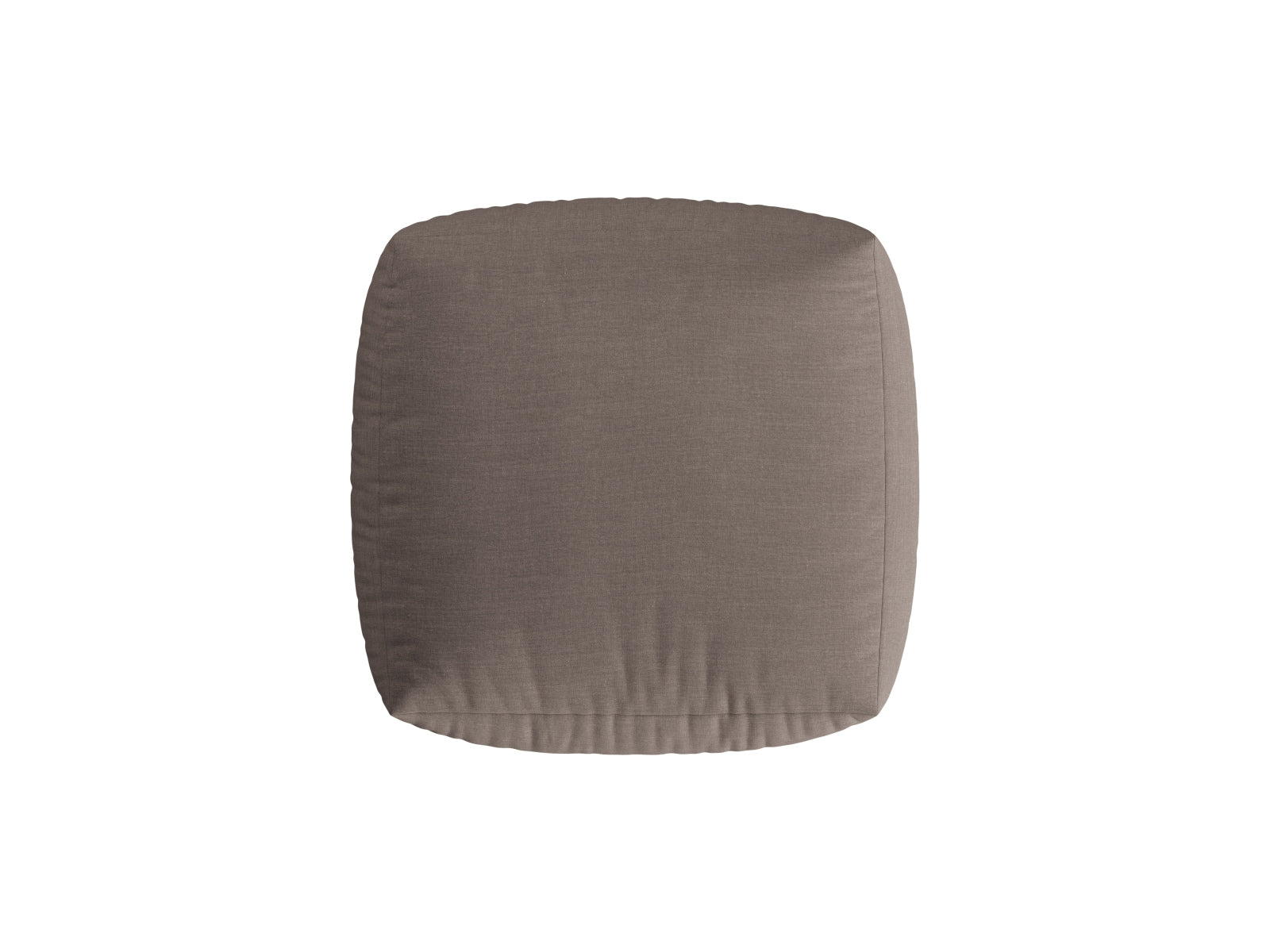 Chris Pouf 1 Sitzer in Warm grey-LINS präsentiert im Onlineshop von KAQTU Design AG. Modulares Sofa ist von Micadoni