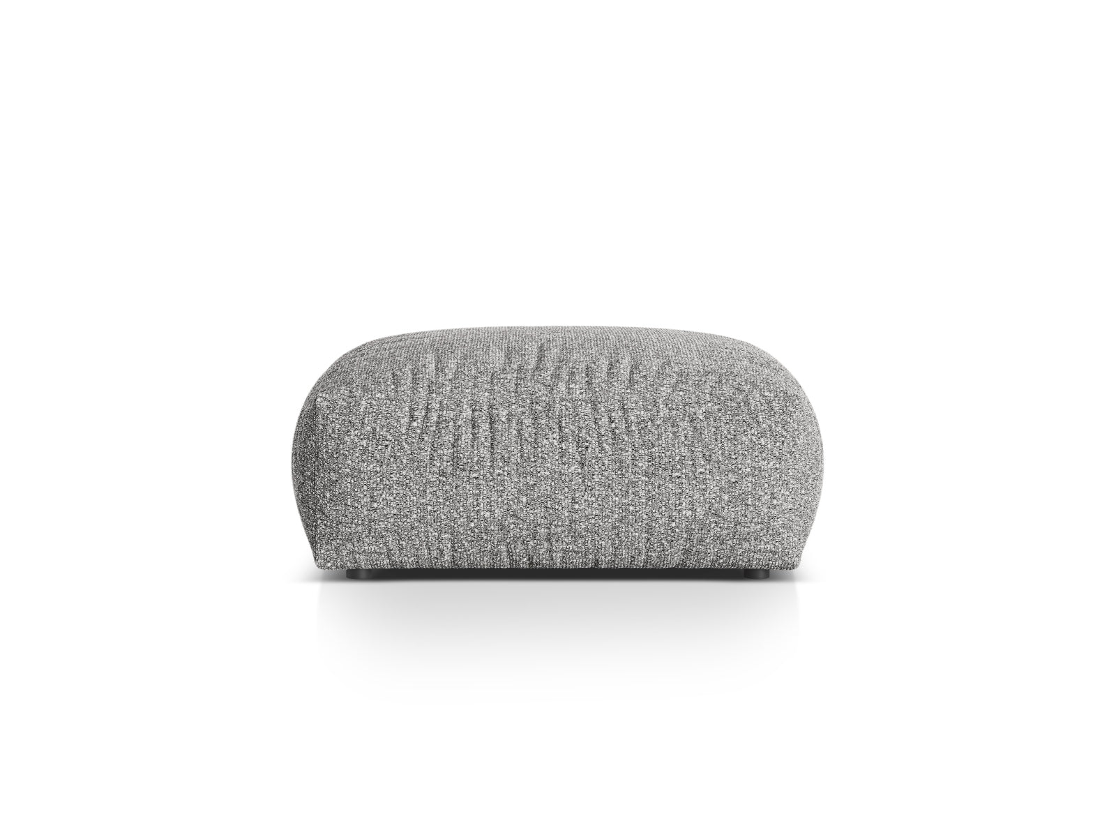 1-Sitzer Grosser Pouf Martina in Graphite-Monet präsentiert im Onlineshop von KAQTU Design AG. Pouf ist von Micadoni