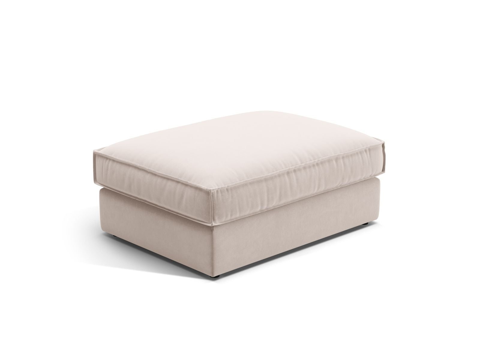 1-Sitzer Pouf Pola in Beige-Salvador präsentiert im Onlineshop von KAQTU Design AG. Pouf ist von Micadoni