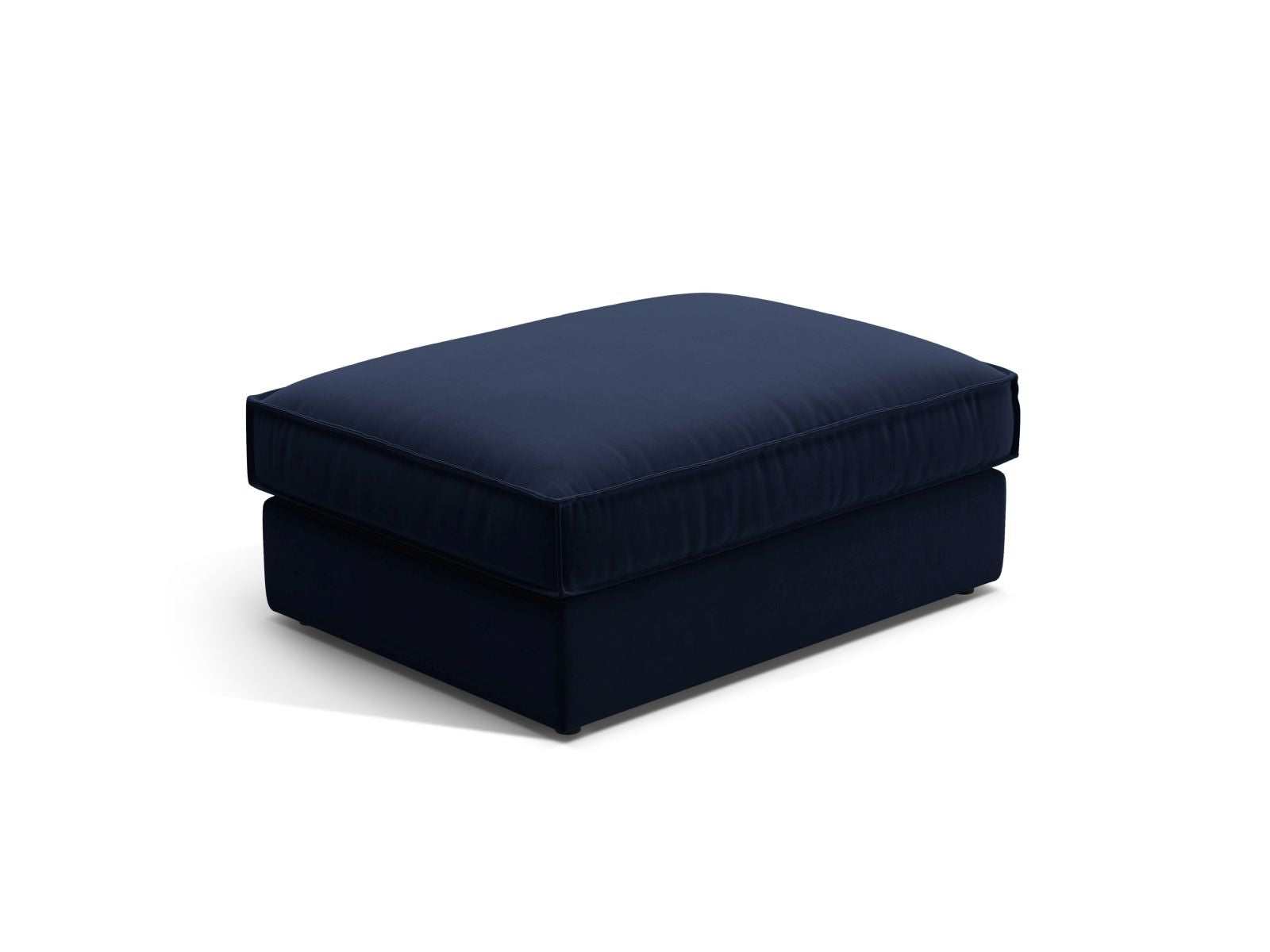 1-Sitzer Pouf Pola in Royal Blue-Salvador präsentiert im Onlineshop von KAQTU Design AG. Pouf ist von Micadoni