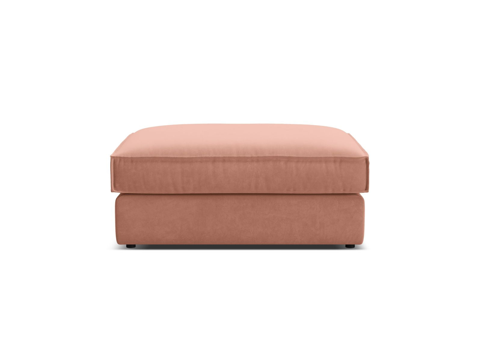 Stylischer 1-Sitzer Pouf Pola in lebhaftem Pink, ideal für moderne Wohnräume. Hochwertige Verarbeitung von Micadoni.
