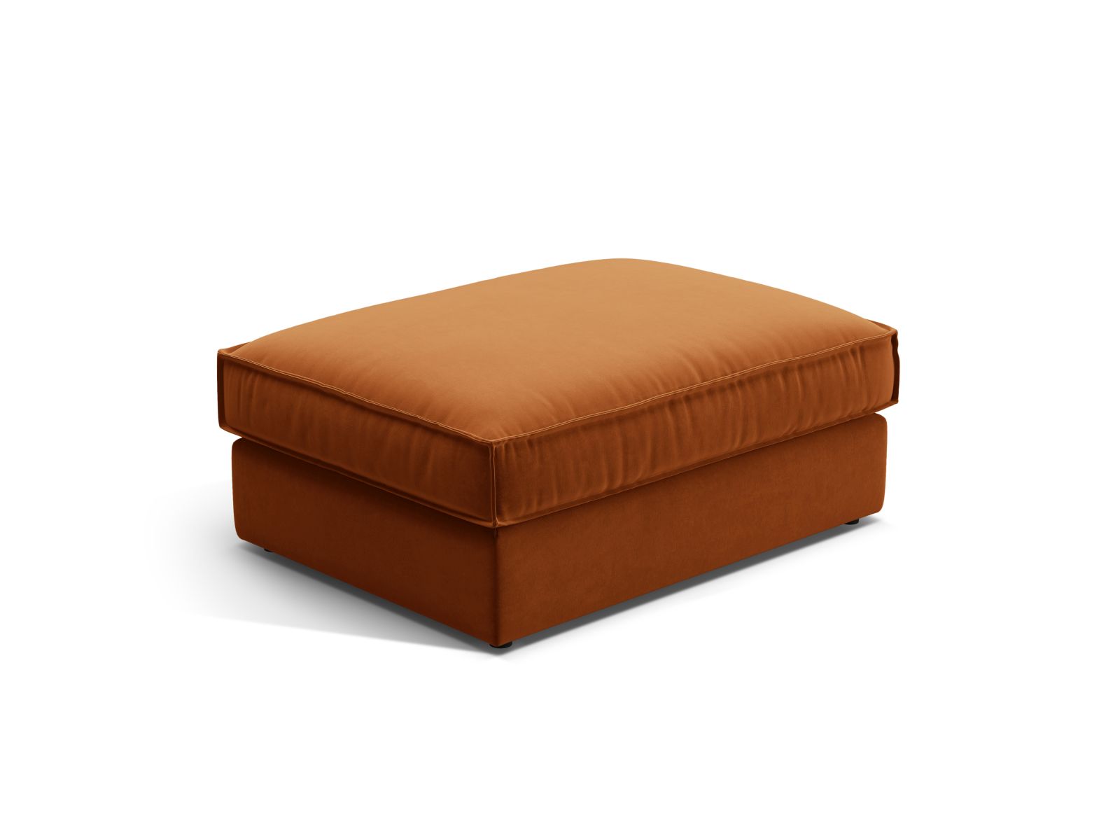 1-Sitzer Pouf Pola in Terracotta-Salvador präsentiert im Onlineshop von KAQTU Design AG. Pouf ist von Micadoni