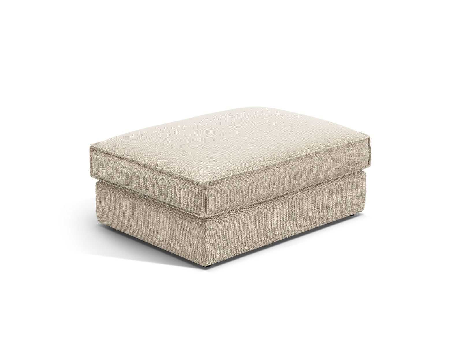 1-Sitzer Pouf Pola in Beige-Babel präsentiert im Onlineshop von KAQTU Design AG. Pouf ist von Micadoni