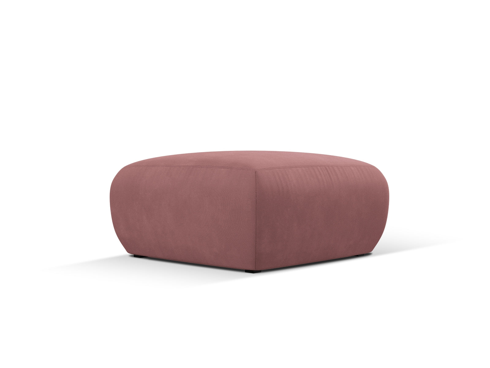 Modischer Molino Pouf in strahlendem Pink, perfekt für gemütliche Stunden und als auffälliges Designelement in modernen Interiors.