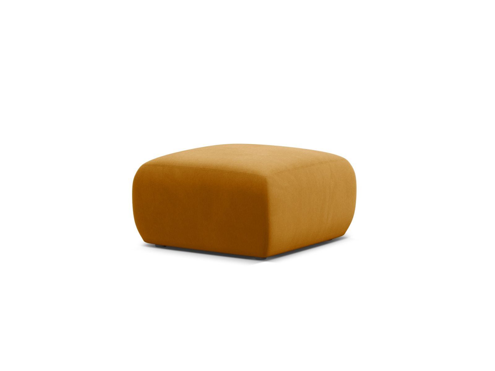 Stylischer 1-Sitzer Pouf Molino in leuchtendem Gelb, ideal für moderne Wohnräume. Hochwertige Verarbeitung von Micadoni.