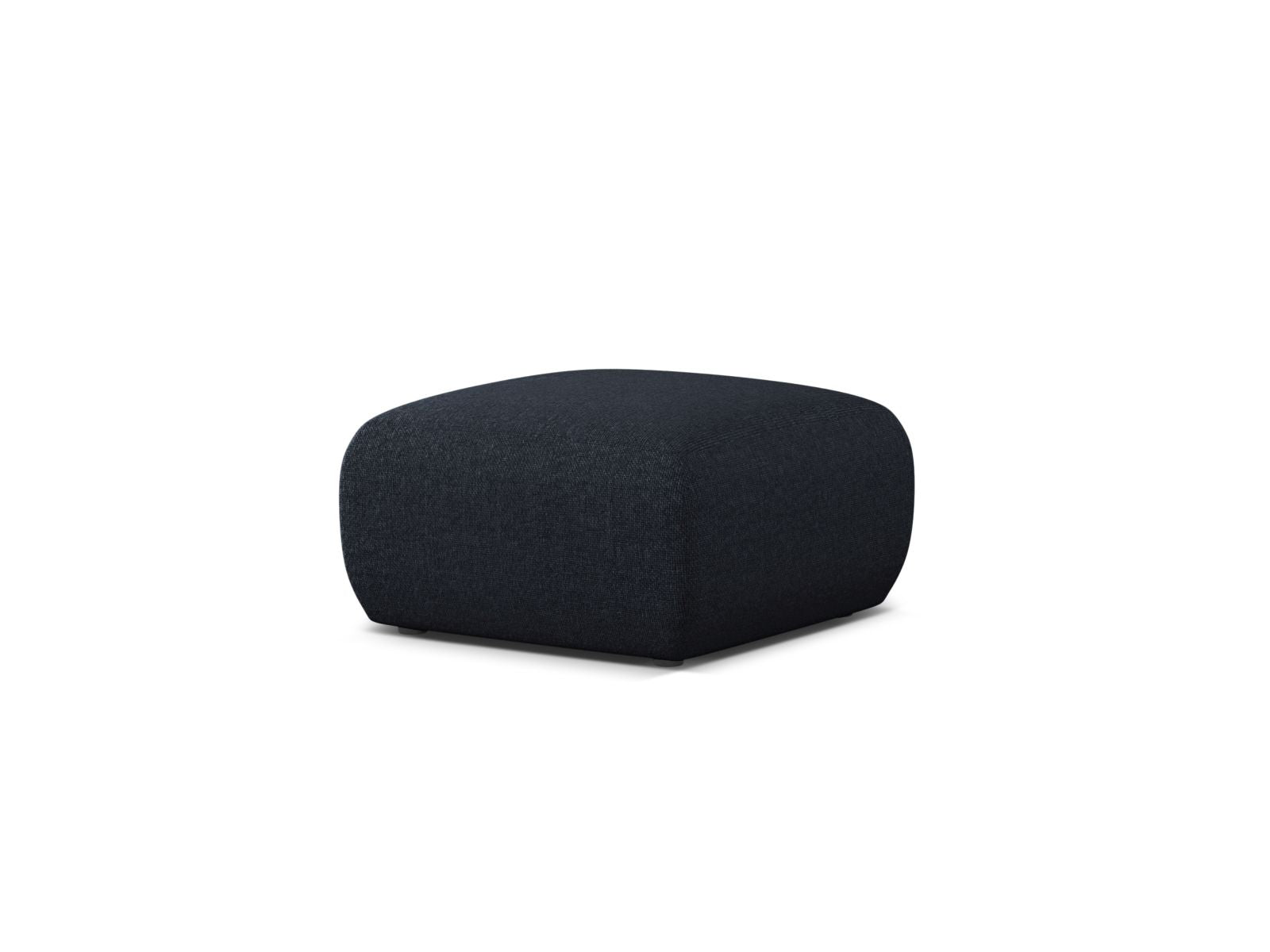 Eleganter 1-Sitzer Pouf Molino in tiefem Navy Blue, ideal für stilvolle Akzente und entspannte Momente in jedem Raum.