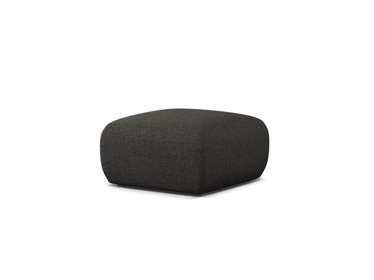 1-Sitzer Pouf Molino in Dark Grey-Eden präsentiert im Onlineshop von KAQTU Design AG. Pouf ist von Micadoni