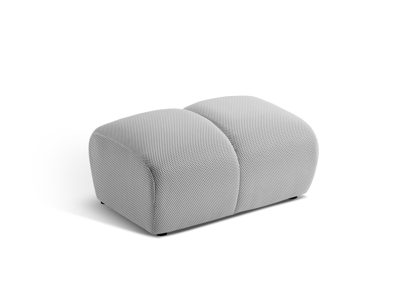 Diana Pouf 1 Sitzer in Silver präsentiert im Onlineshop von KAQTU Design AG. Modulares Sofa ist von Micadoni