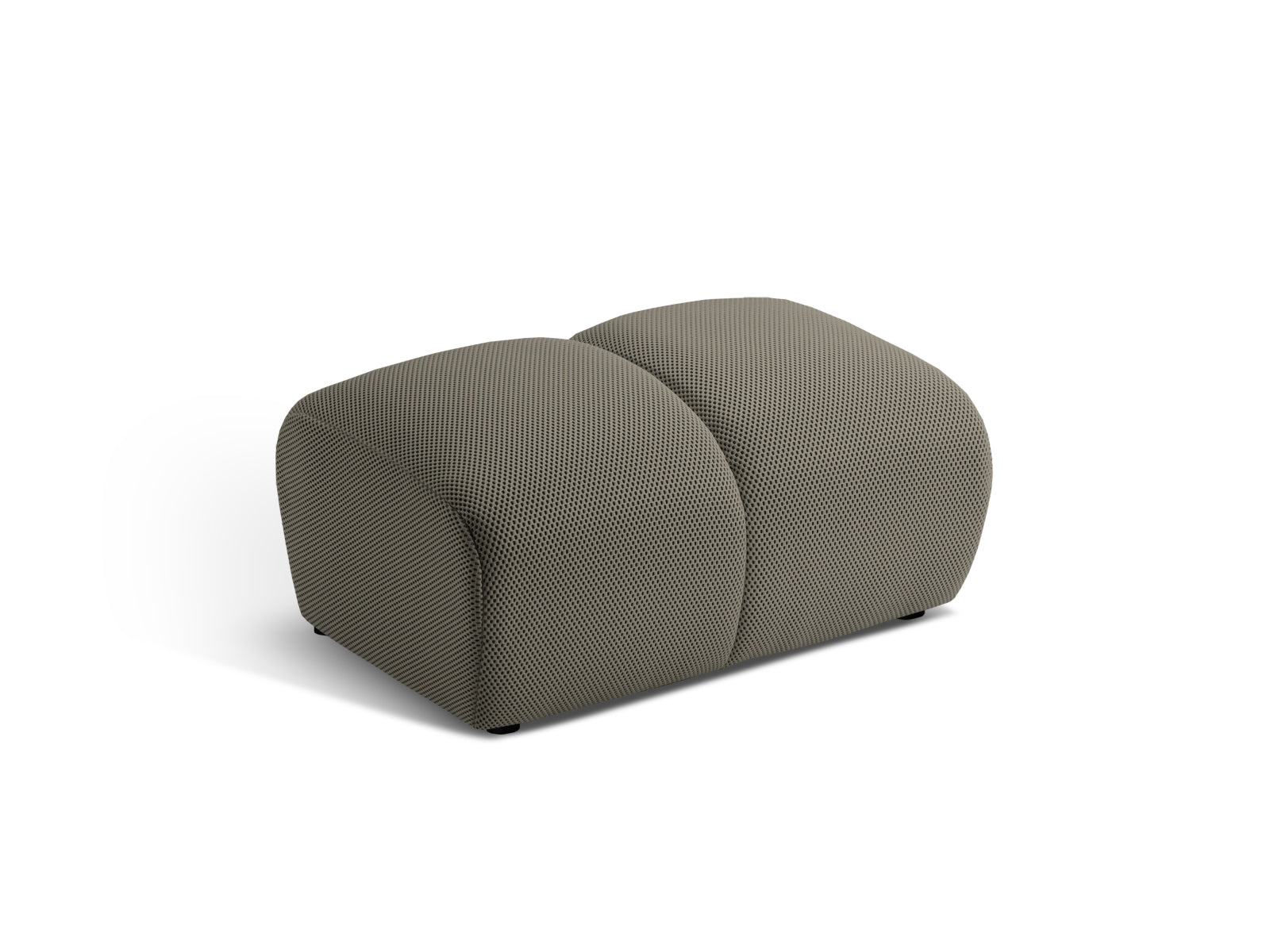 Diana Pouf 1 Sitzer in Steel präsentiert im Onlineshop von KAQTU Design AG. Modulares Sofa ist von Micadoni