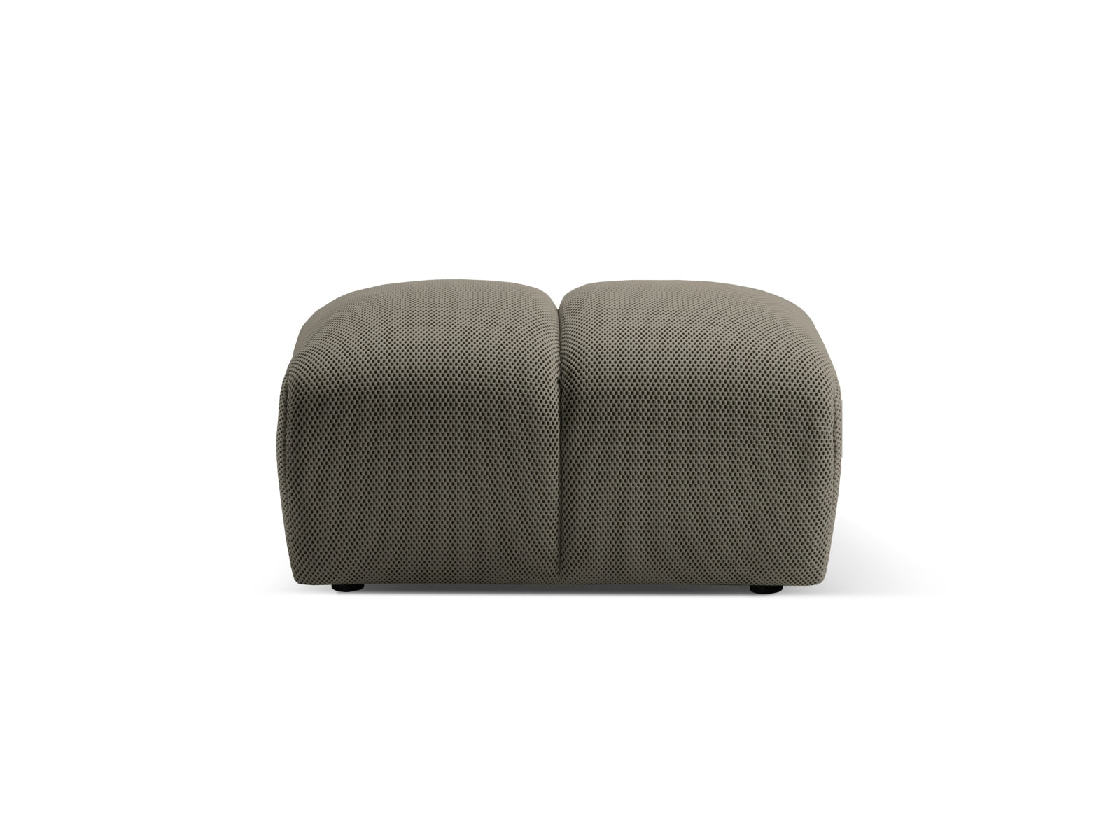 Stylischer Diana Pouf 1 Sitzer in Steel-Sonic, perfekt für moderne Interiors. Modular und vielseitig einsetzbar von Micadoni.