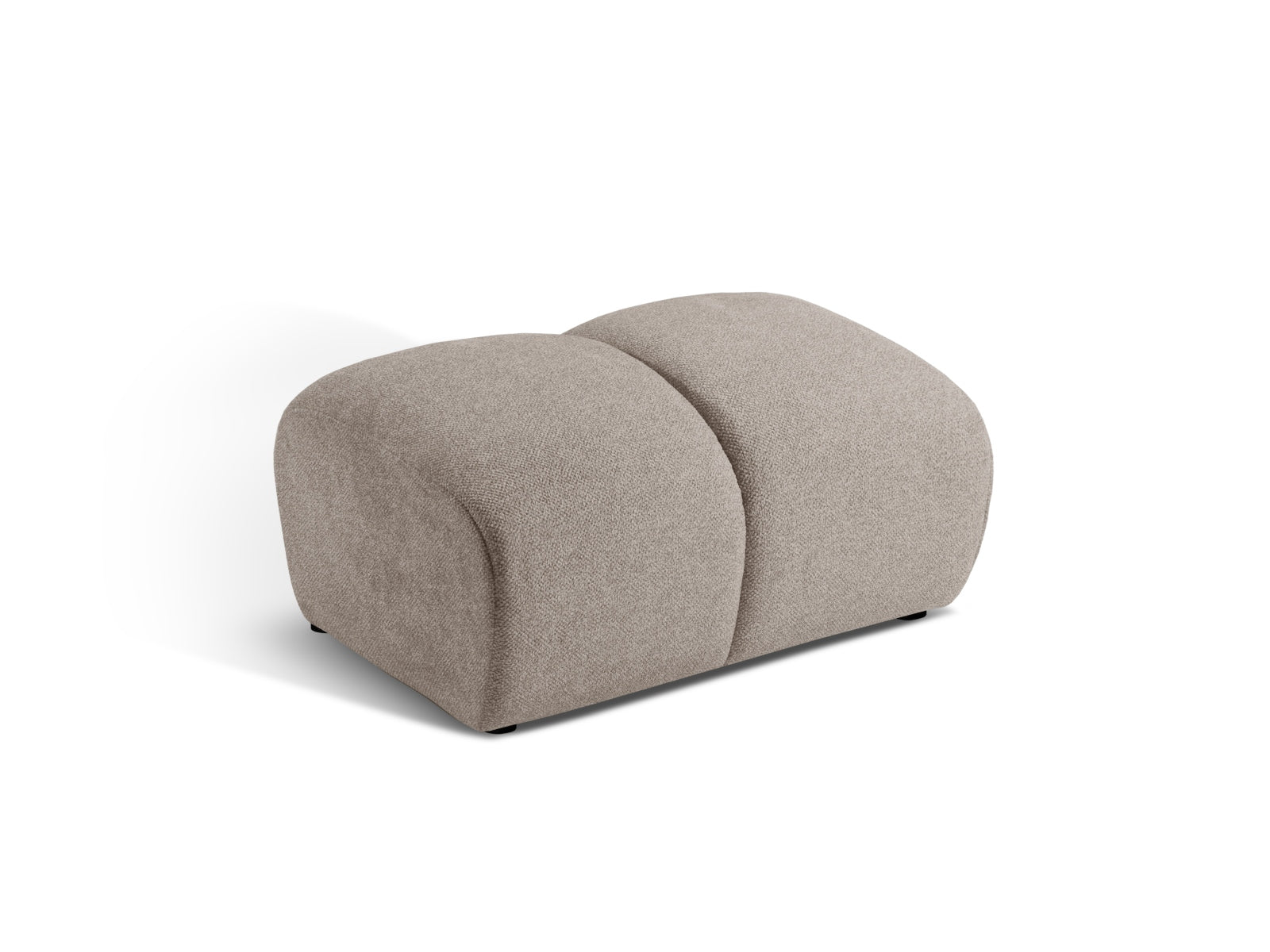 Diana Pouf 1 Sitzer in Dark Beige-Bubble präsentiert im Onlineshop von KAQTU Design AG. Modulares Sofa ist von Micadoni