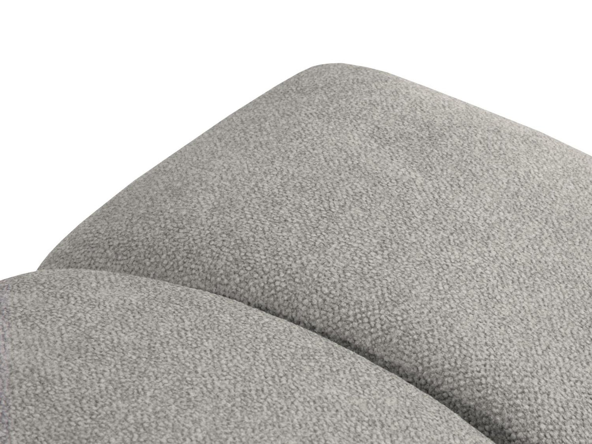 Diana Pouf 1 Sitzer in Light Grey-Bubble präsentiert im Onlineshop von KAQTU Design AG. Modulares Sofa ist von Micadoni
