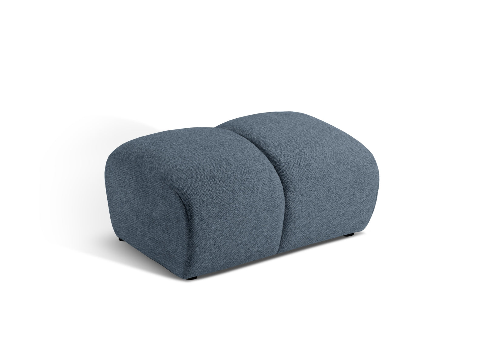 Diana Pouf 1 Sitzer in Blue Jeans präsentiert im Onlineshop von KAQTU Design AG. Modulares Sofa ist von Micadoni