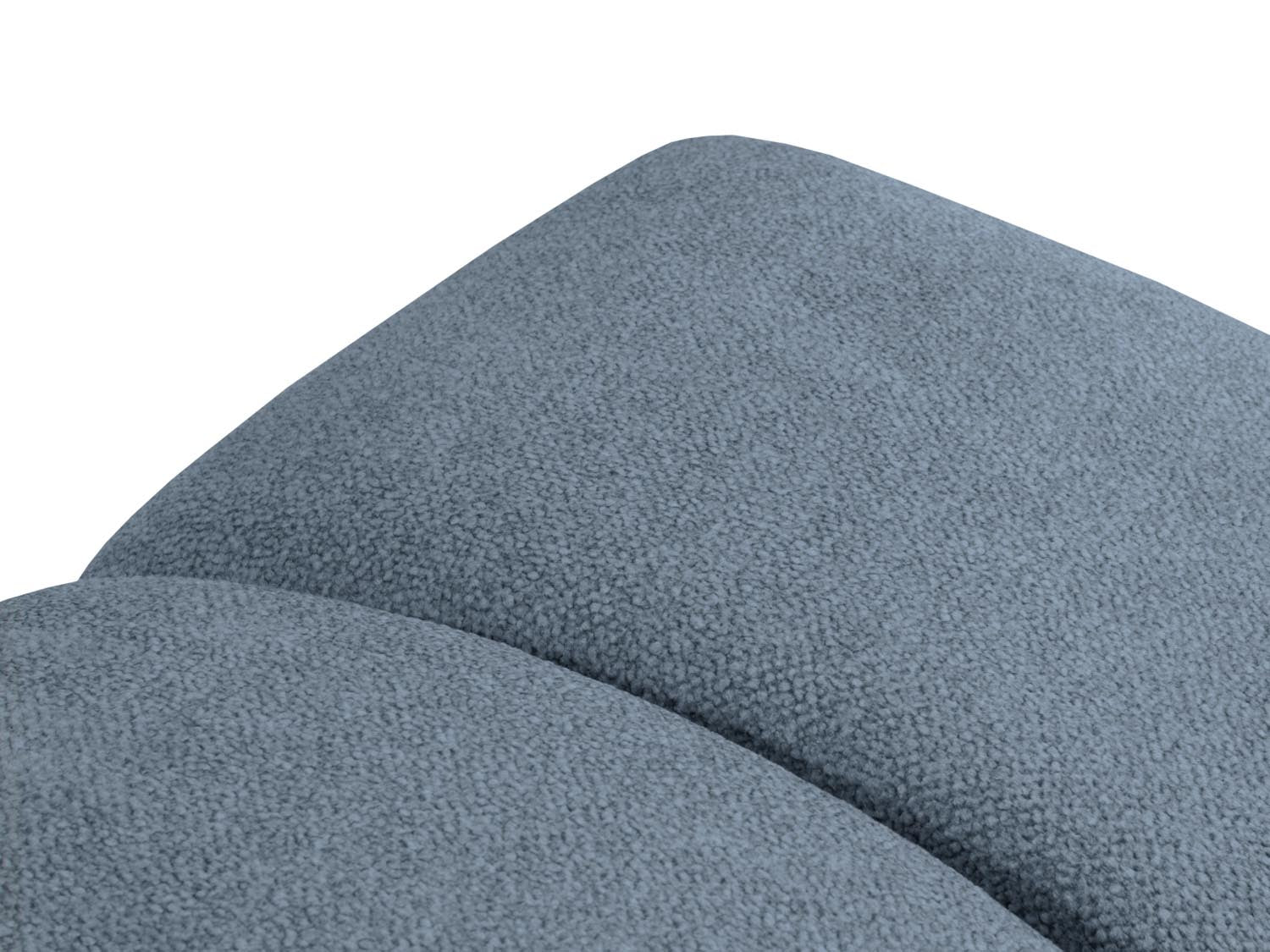 Diana Pouf 1 Sitzer in Blue Jeans-Bubble präsentiert im Onlineshop von KAQTU Design AG. Modulares Sofa ist von Micadoni