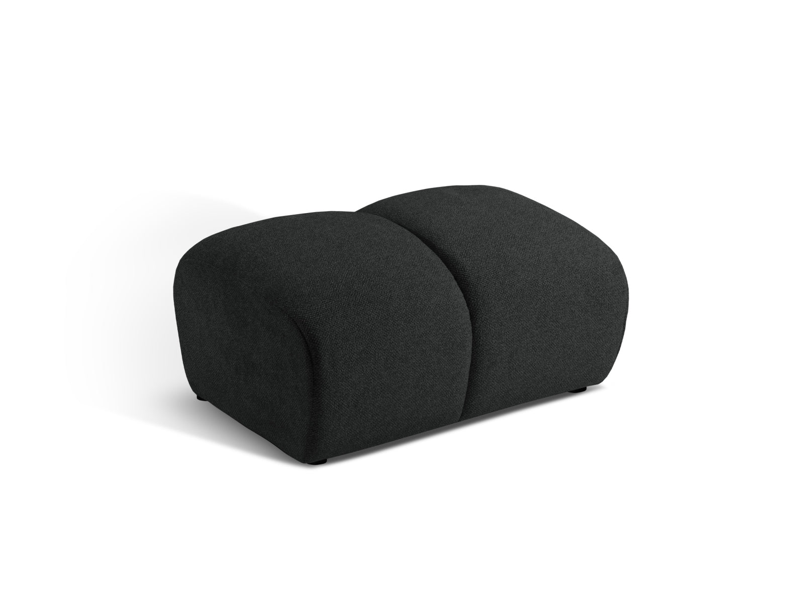 Diana Pouf 1 Sitzer in Anthracite-Bubble präsentiert im Onlineshop von KAQTU Design AG. Modulares Sofa ist von Micadoni