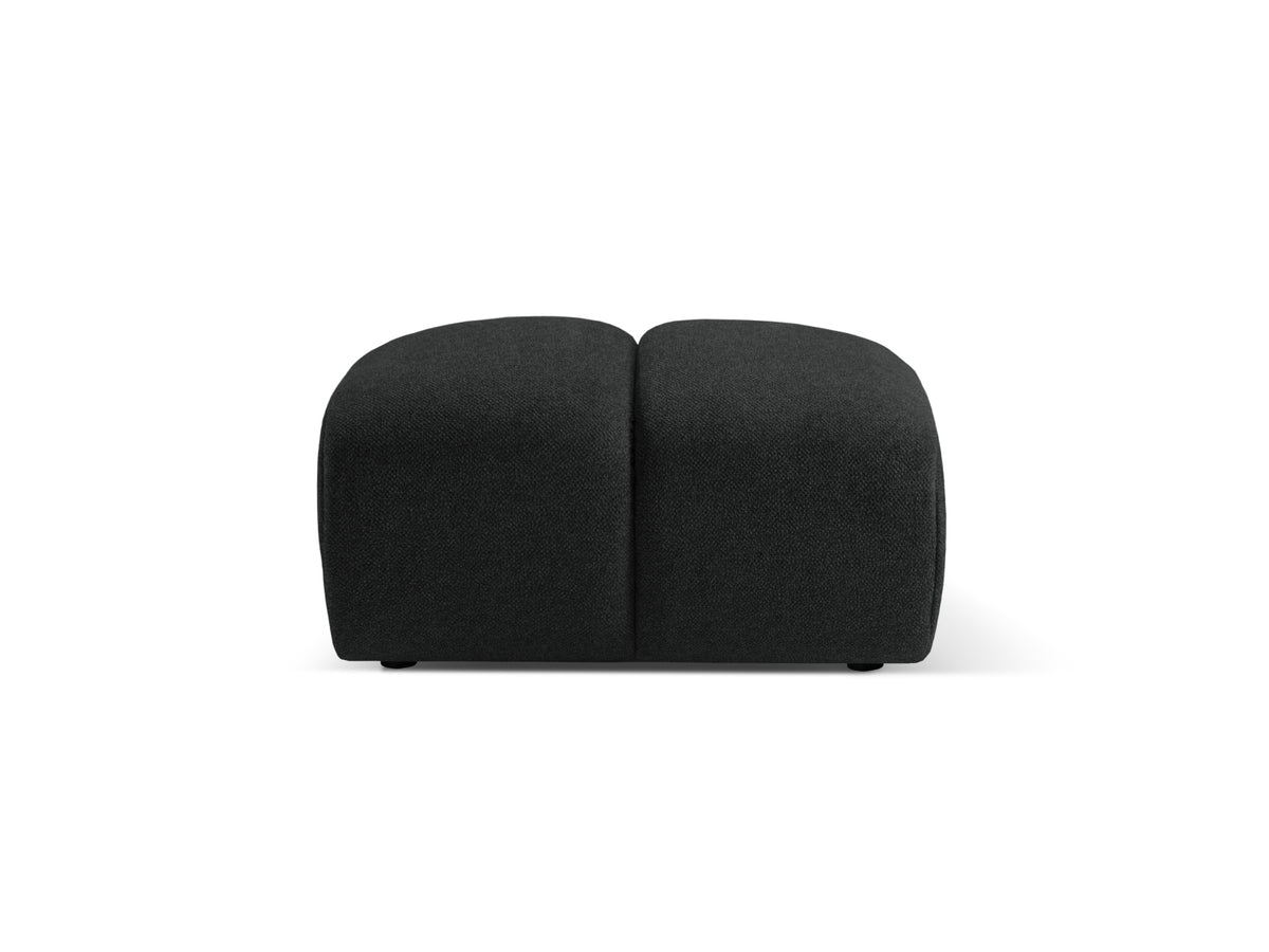 Diana Pouf 1 Sitzer in Anthracite-Bubble präsentiert im Onlineshop von KAQTU Design AG. Modulares Sofa ist von Micadoni