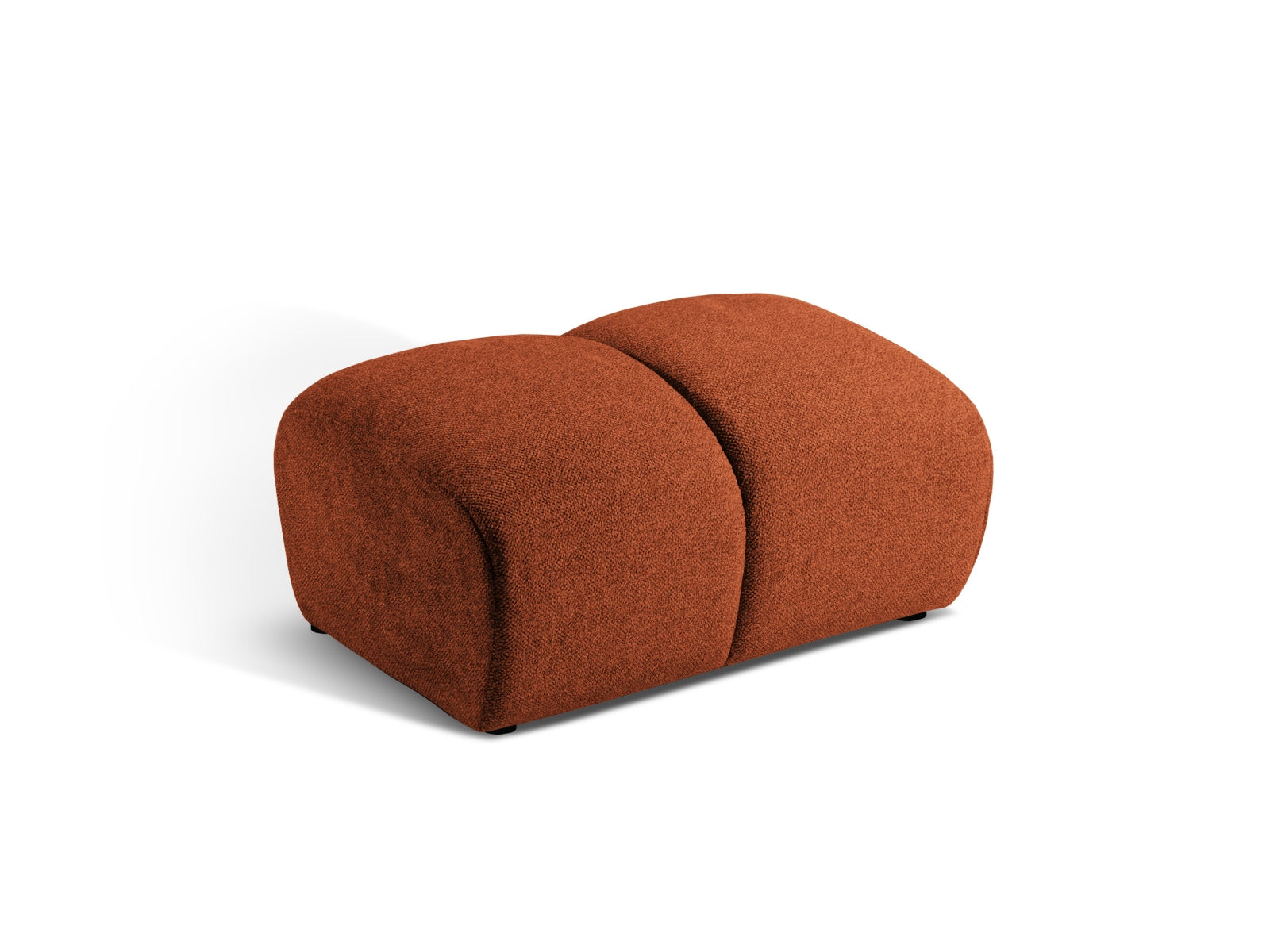 Diana Pouf 1 Sitzer in Terracotta-Bubble präsentiert im Onlineshop von KAQTU Design AG. Modulares Sofa ist von Micadoni