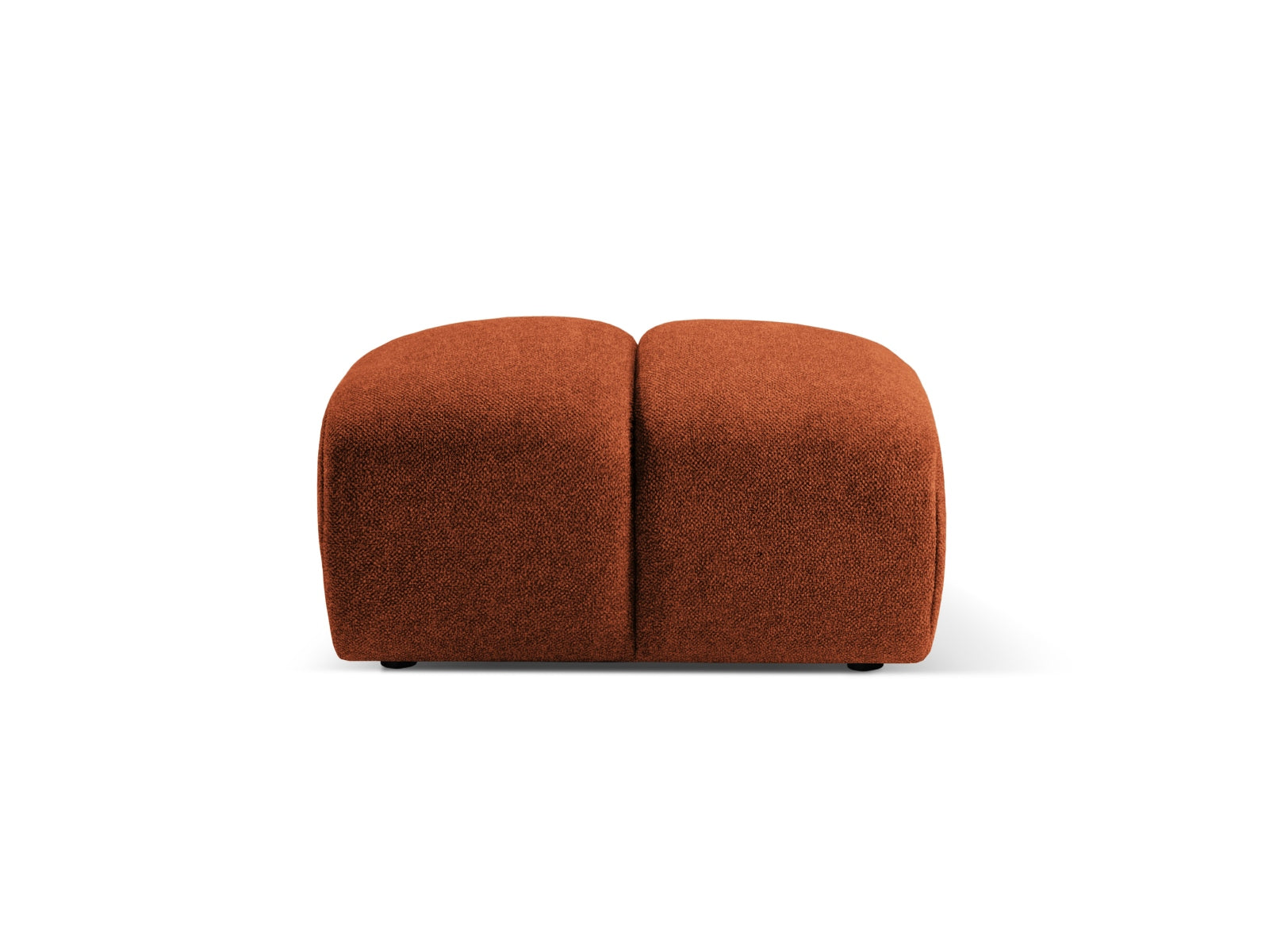 Stylischer Diana Pouf 1 Sitzer in ansprechendem Terracotta, perfekt für kreative Sofa-Kombinationen und gemütliche Wohnräume.