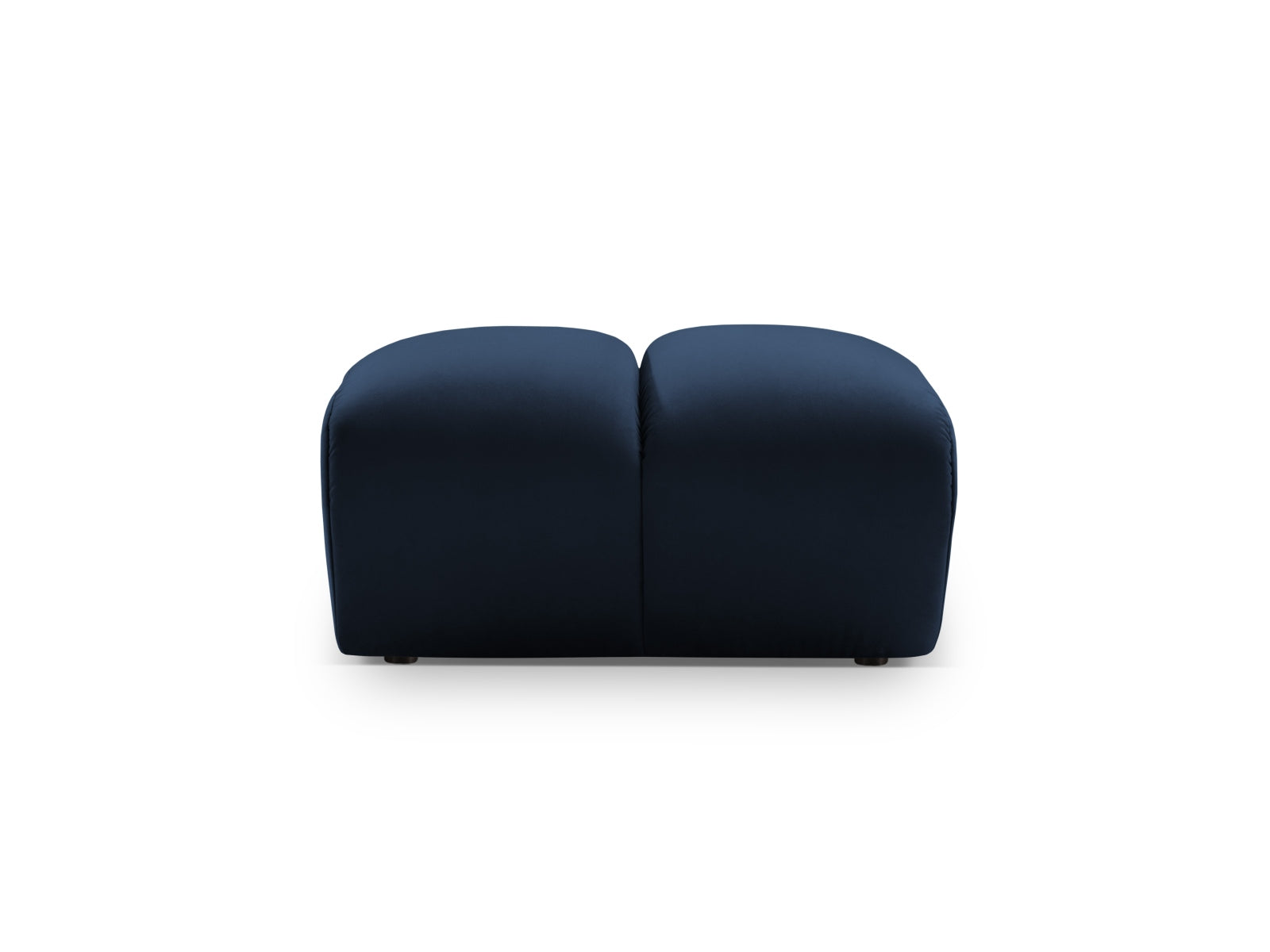 Diana Velour Pouf 1 Sitzer in Royal Blue-Salvador präsentiert im Onlineshop von KAQTU Design AG. Modulares Sofa ist von Micadoni