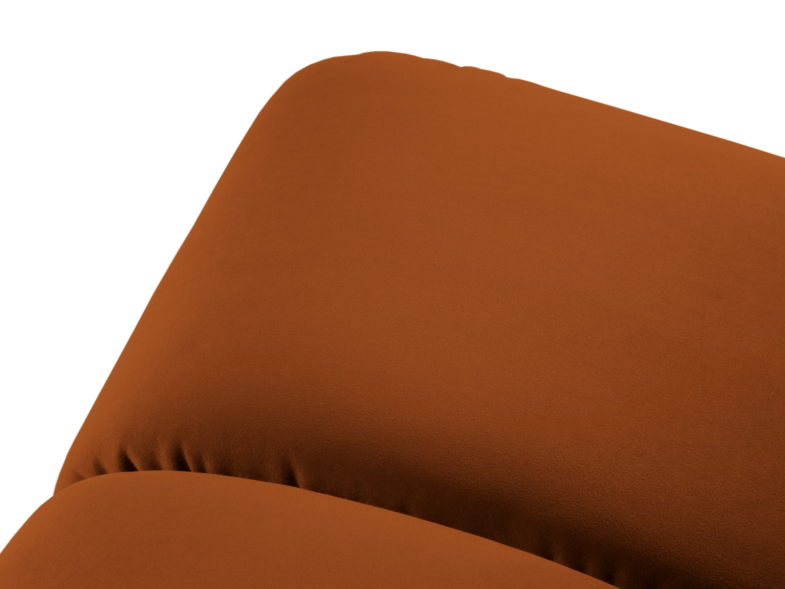Diana Velour Pouf 1 Sitzer in Terracotta-Salvador präsentiert im Onlineshop von KAQTU Design AG. Modulares Sofa ist von Micadoni