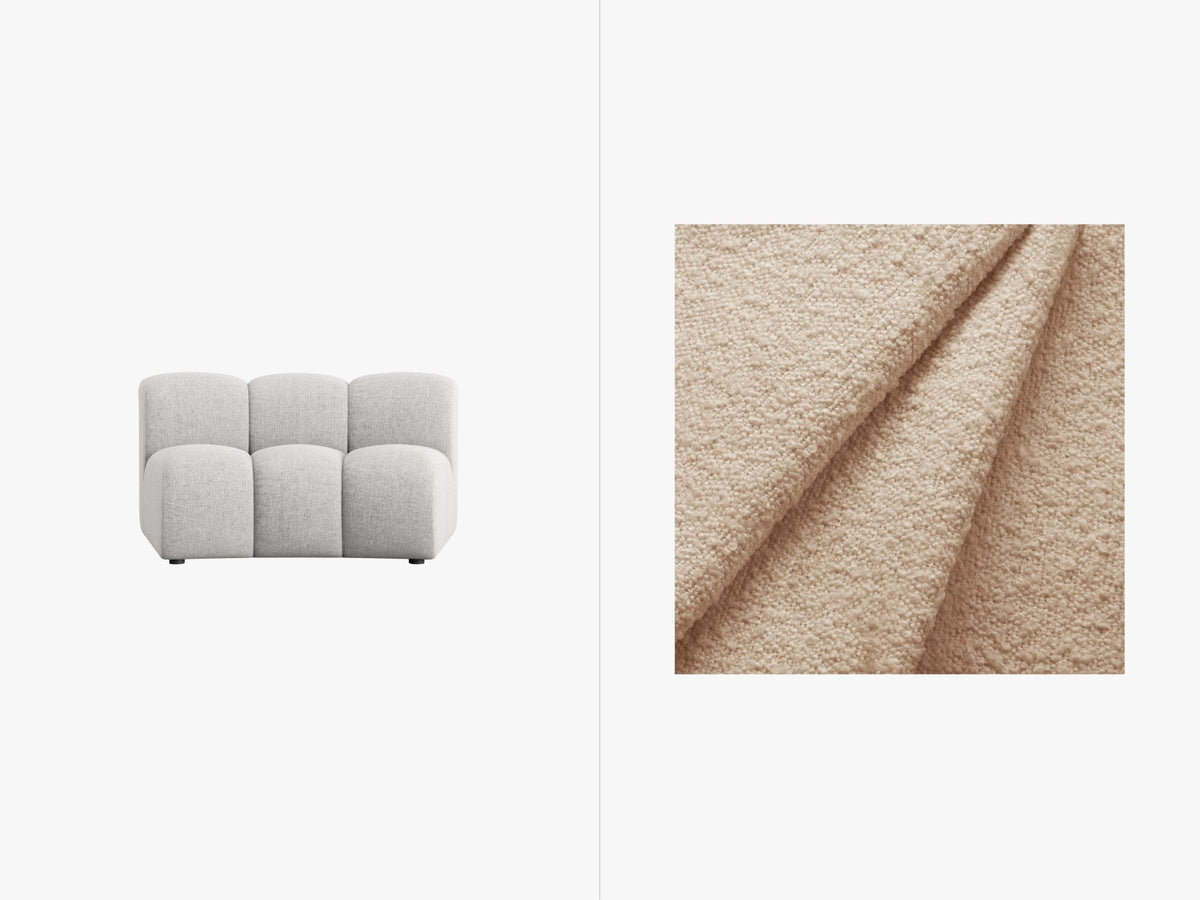 Lupine Modul Armless 1 Sitzer in Beige-Baloo präsentiert im Onlineshop von KAQTU Design AG. Modulares Sofa ist von Micadoni