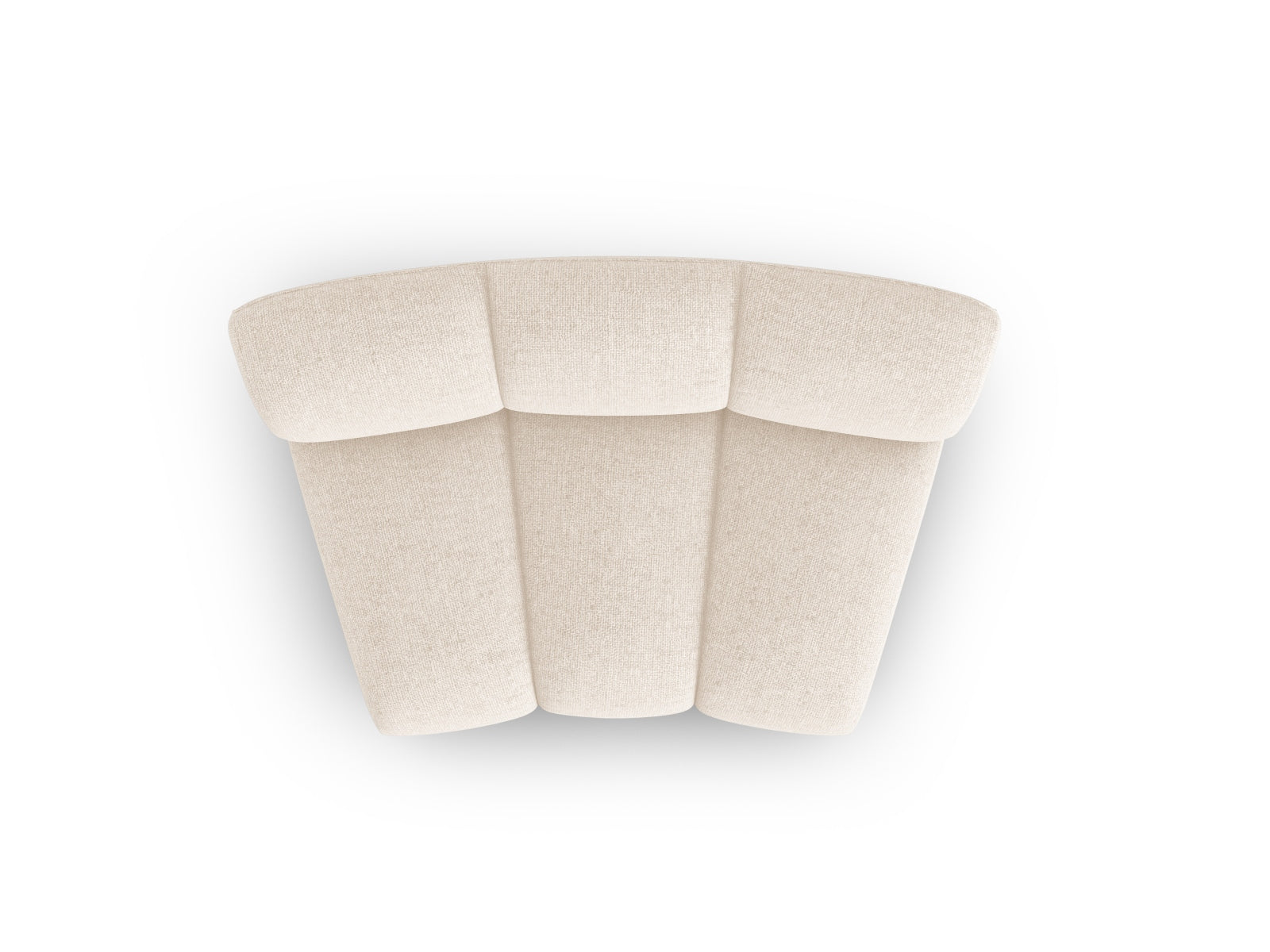 Lupine Modul Armless 1 Sitzer in Light Beige präsentiert im Onlineshop von KAQTU Design AG. Modulares Sofa ist von Micadoni