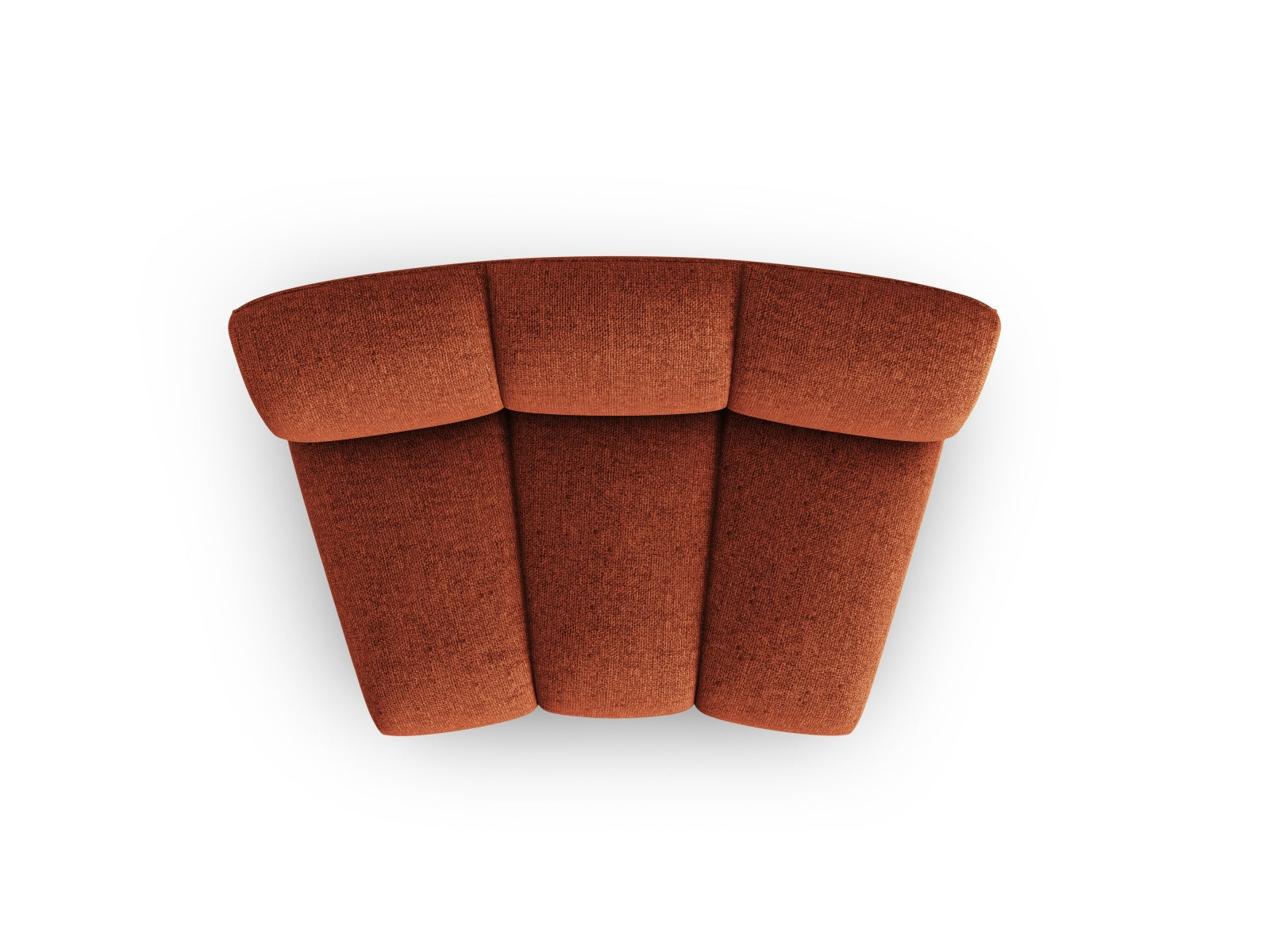 Lupine Modul Armless 1 Sitzer in Terracotta präsentiert im Onlineshop von KAQTU Design AG. Modulares Sofa ist von Micadoni