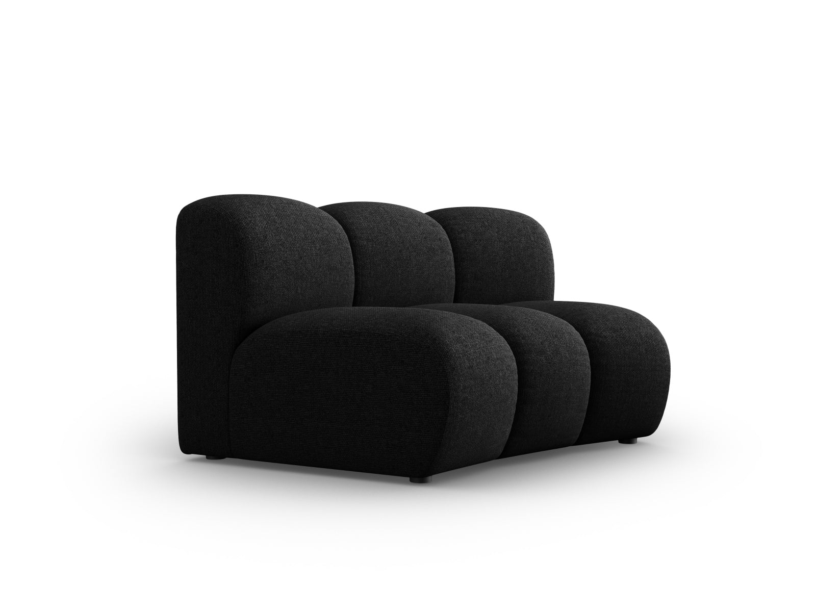 Lupine Modul Armless 1 Sitzer in Black präsentiert im Onlineshop von KAQTU Design AG. Modulares Sofa ist von Micadoni