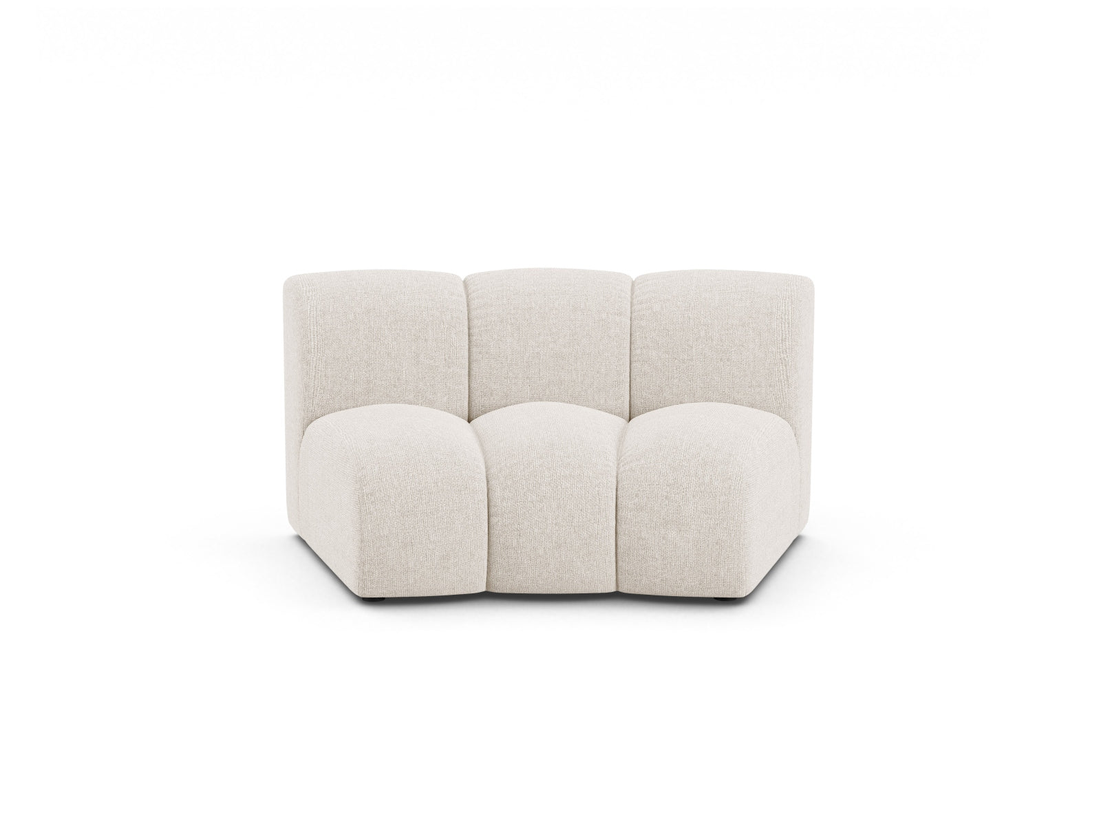 Eleganter Lupine Modul Armless 1 Sitzer in sanftem Beige, ideal für individuelle Sofa-Designs und moderne Einrichtungsideen.