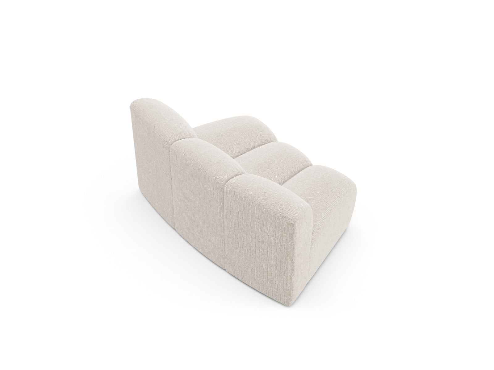 Eleganter Lupine Modul Armless 1 Sitzer in sanftem Beige, ideal für individuelle Sofa-Arrangements und moderne Einrichtungsideen.