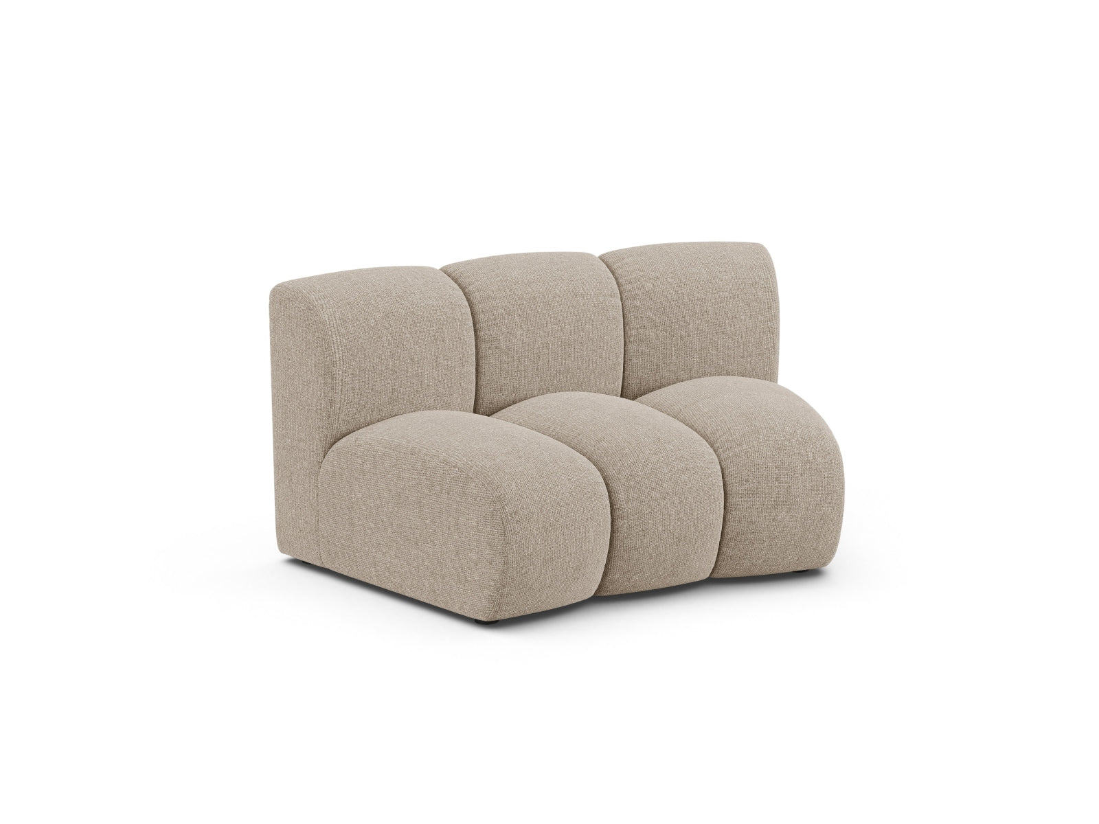 Lupine Modul Armless 1 Sitzer in Dark Beige präsentiert im Onlineshop von KAQTU Design AG. Modulares Sofa ist von Micadoni