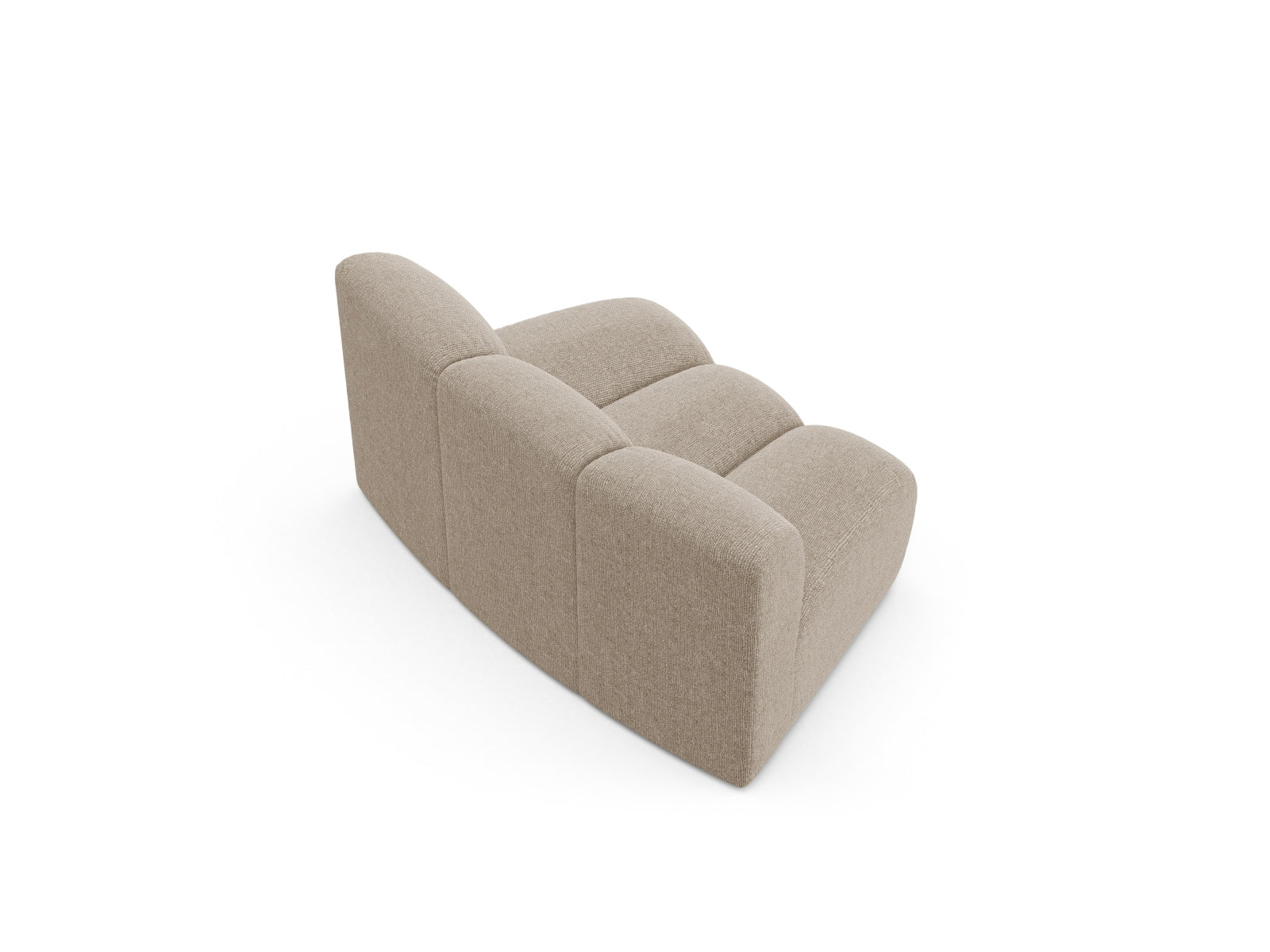 Lupine Modul Armless 1 Sitzer in Dark Beige präsentiert im Onlineshop von KAQTU Design AG. Modulares Sofa ist von Micadoni