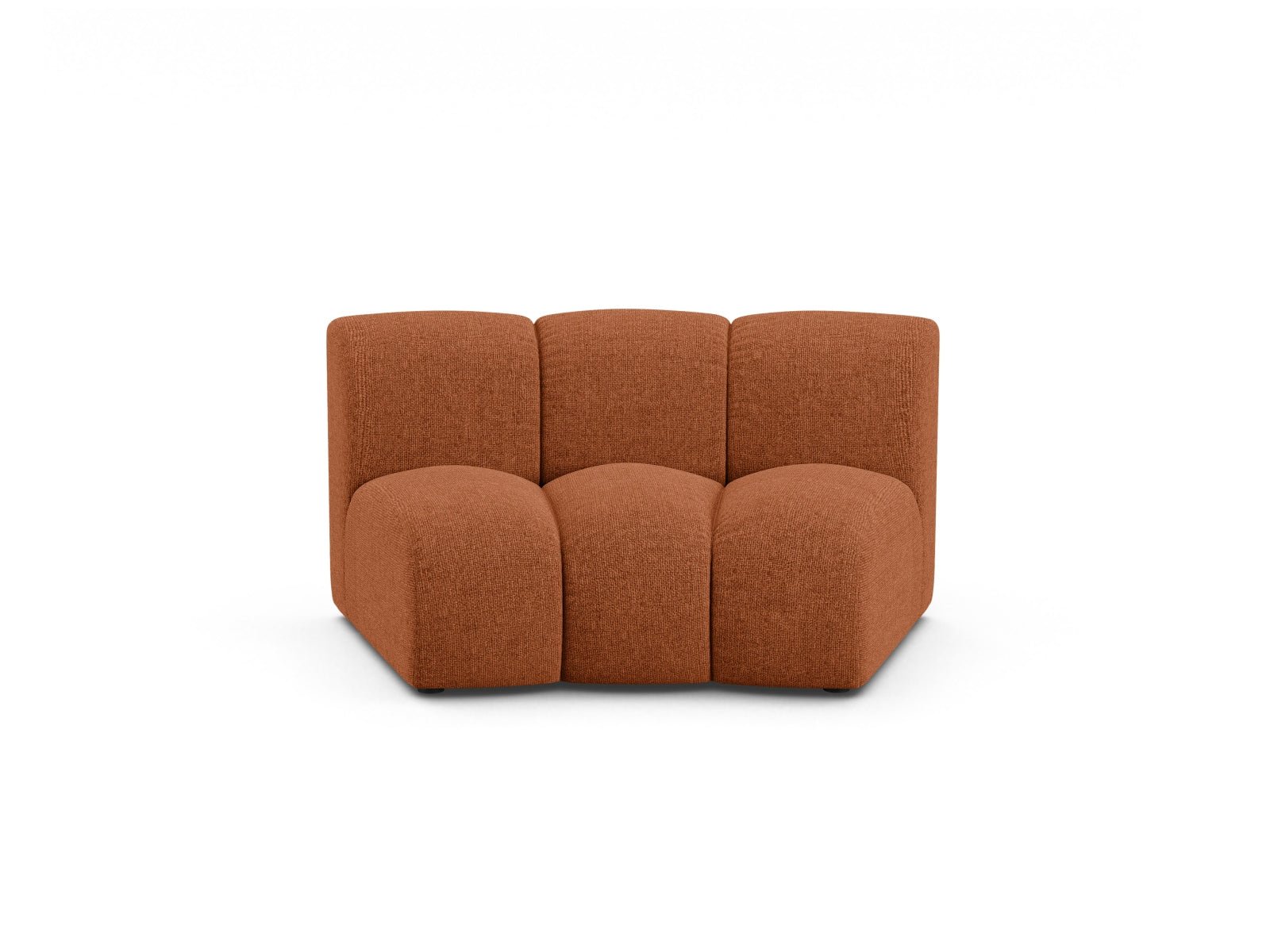 Eleganter Lupine Modul Armless 1 Sitzer in stilvollem Brick-Eden, ideal für moderne Wohnkonzepte und individuelle Raumgestaltung.
