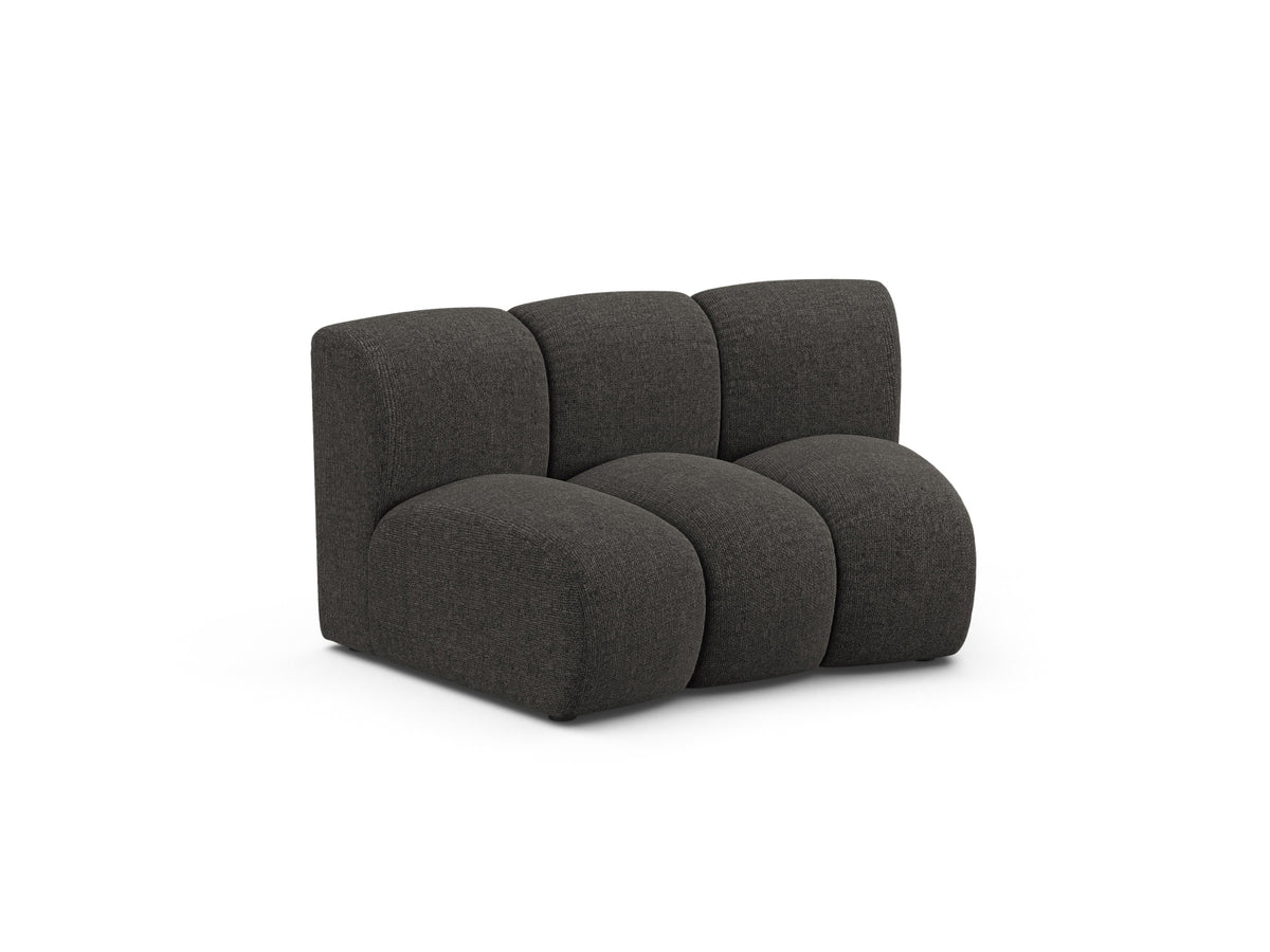 Lupine Modul Armless 1 Sitzer in Dark Grey-Eden präsentiert im Onlineshop von KAQTU Design AG. Modulares Sofa ist von Micadoni