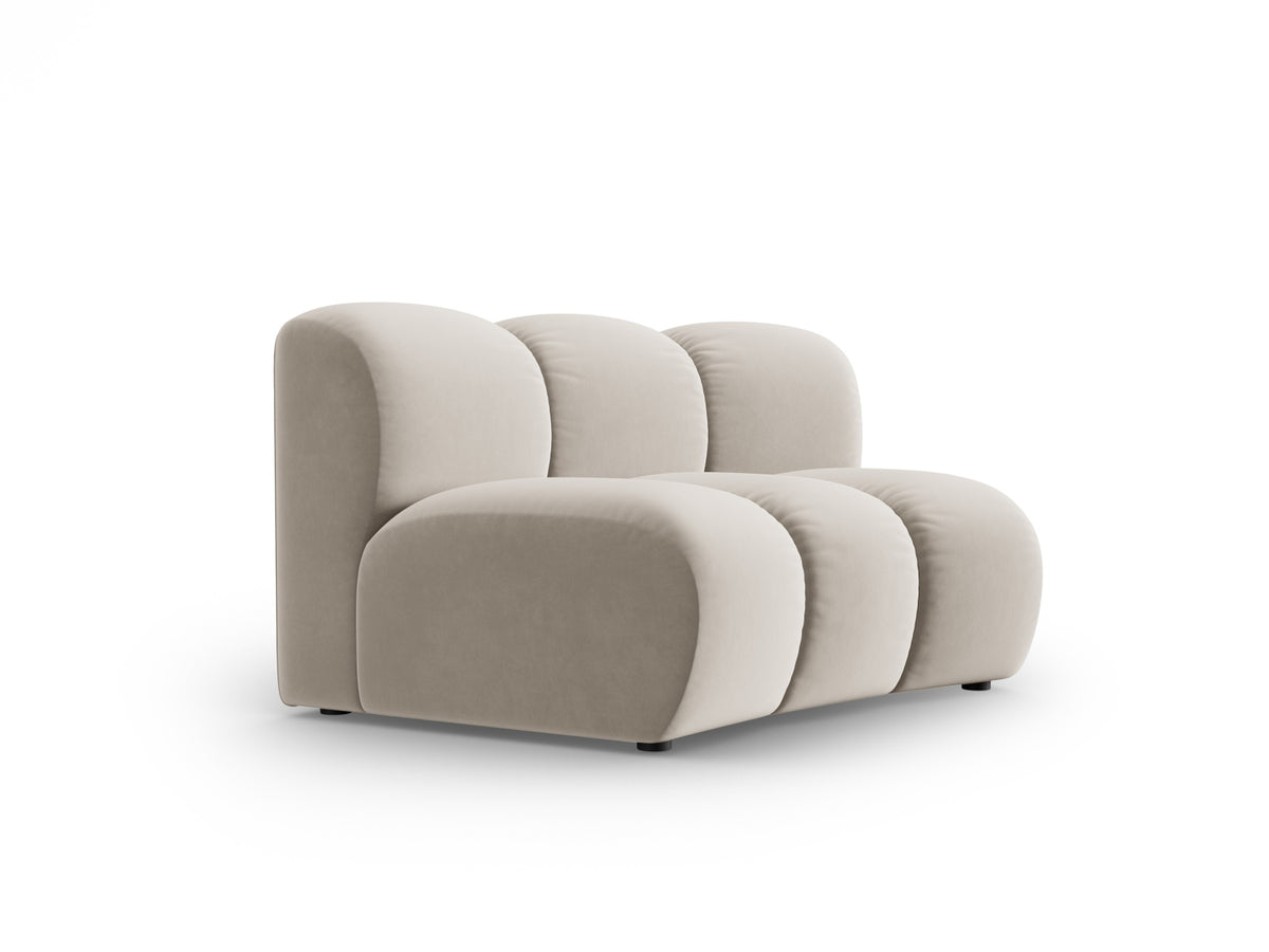 Lupine Velour Modul Armless 1 Sitzer in Beige-Salvador präsentiert im Onlineshop von KAQTU Design AG. Modulares Sofa ist von Micadoni