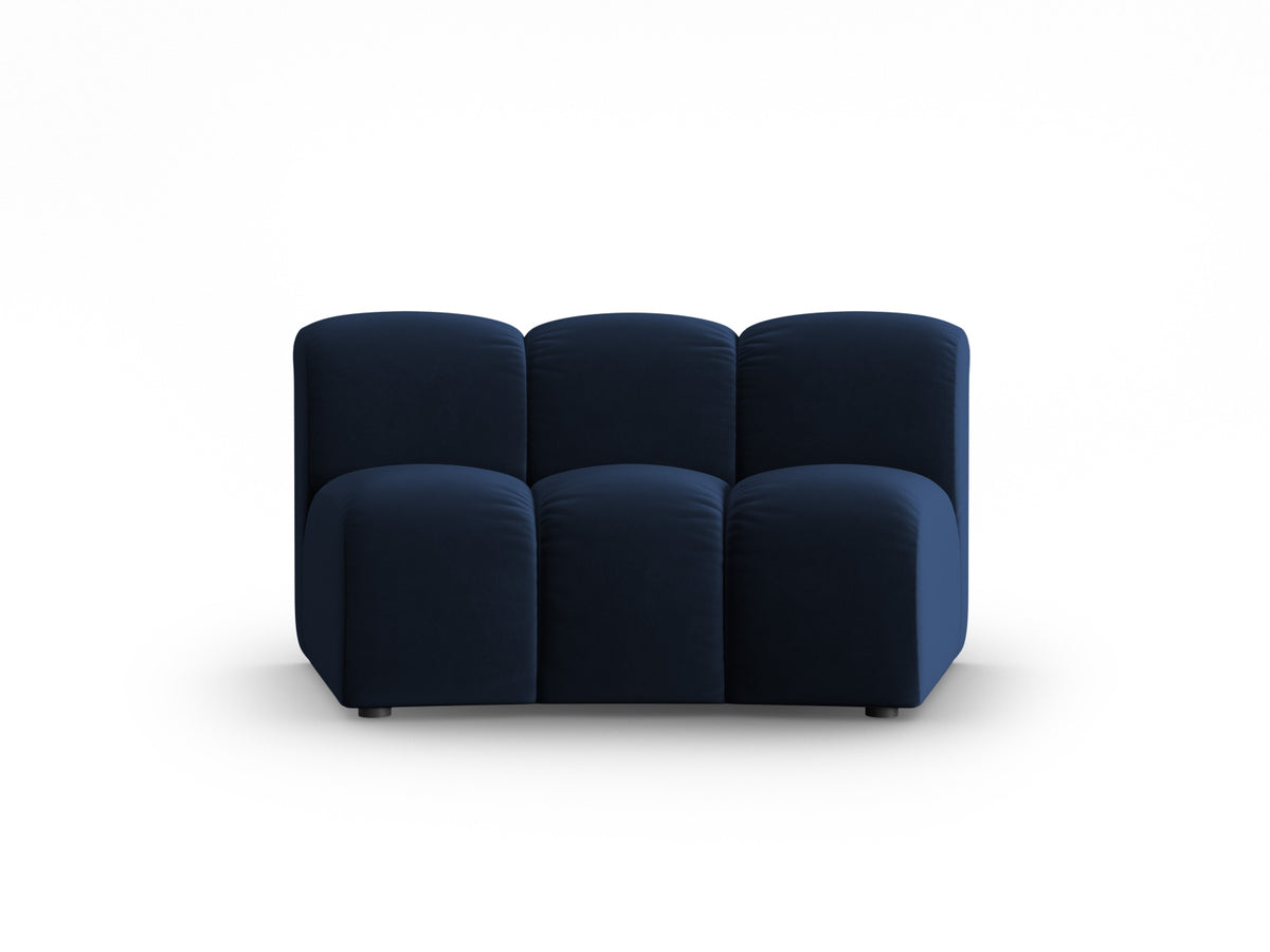 Lupine Velour Modul Armless 1 Sitzer in Royal Blue-Salvador präsentiert im Onlineshop von KAQTU Design AG. Modulares Sofa ist von Micadoni
