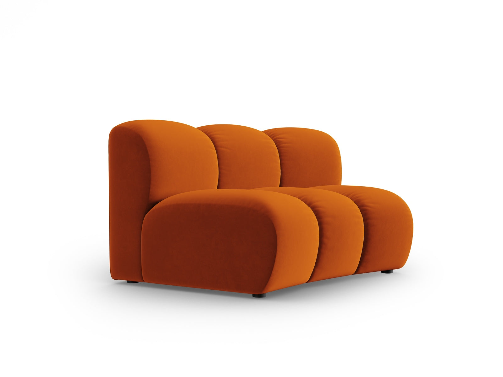 Erleben Sie den Lupine Velour Modul Armless 1 Sitzer von Micadoni: elegantes Design, hervorragender Komfort und flexible Gestaltungsmöglichkeiten für Ihr Wohnambiente.