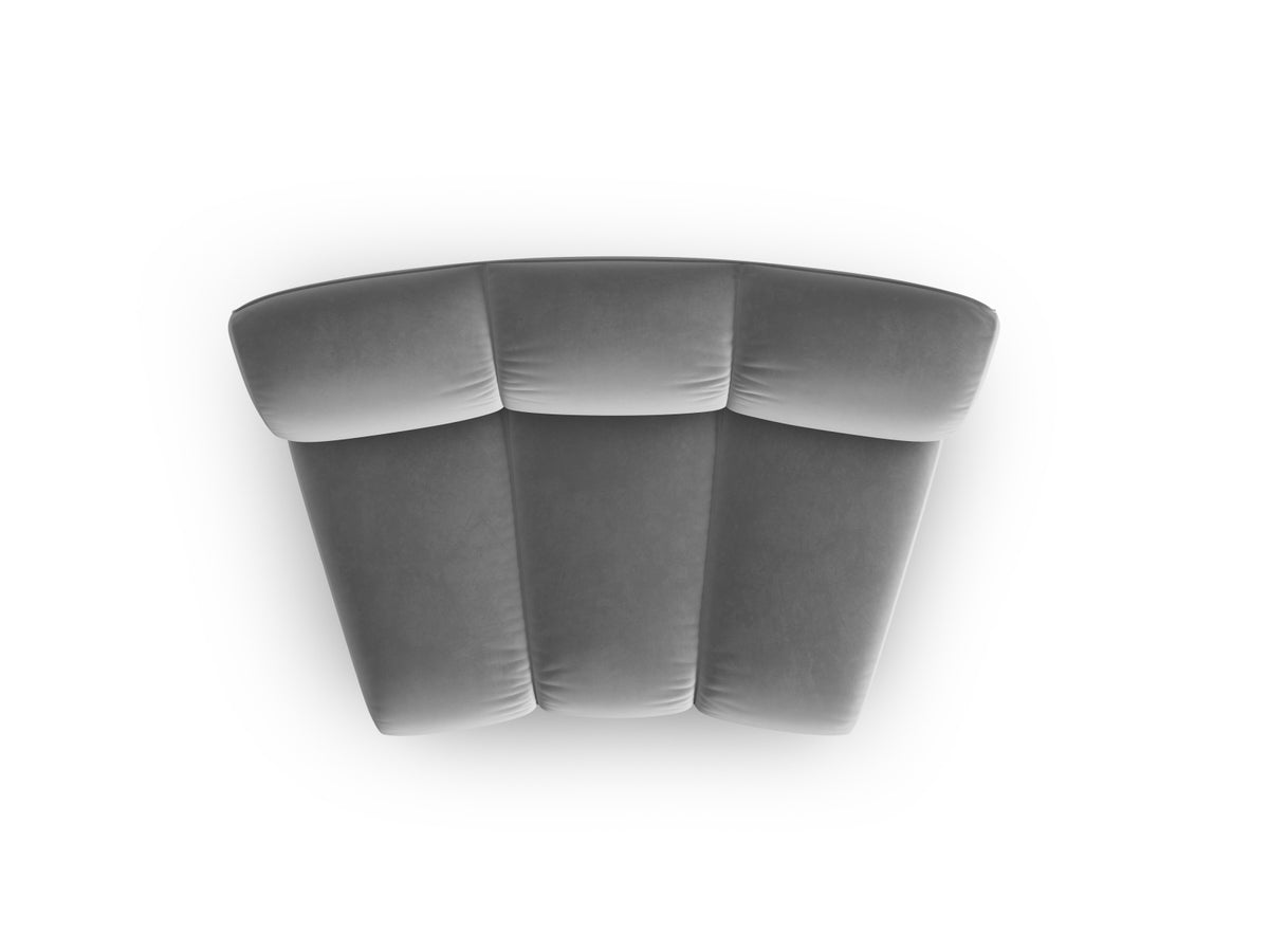Lupine Velour Modul Armless 1 Sitzer in Grey-Salvador präsentiert im Onlineshop von KAQTU Design AG. Modulares Sofa ist von Micadoni