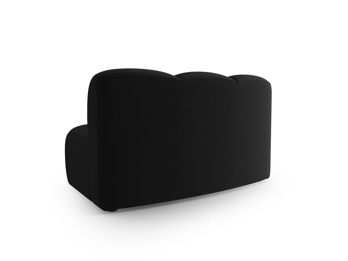 Lupine Velour Modul Armless 1 Sitzer in Black-Salvador präsentiert im Onlineshop von KAQTU Design AG. Modulares Sofa ist von Micadoni
