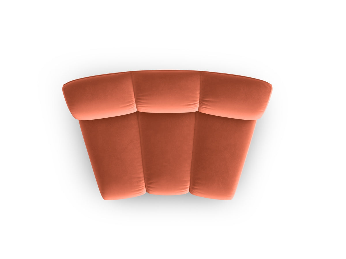 Lupine Velour Modul Armless 1 Sitzer in Coral-Salvador präsentiert im Onlineshop von KAQTU Design AG. Modulares Sofa ist von Micadoni