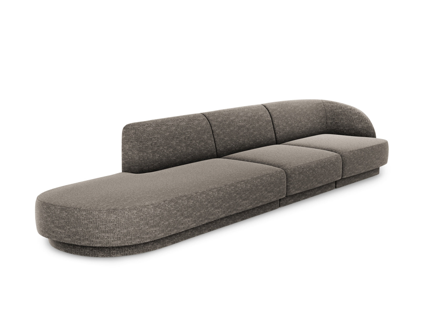 Entdecken Sie das stilvolle Miley Sofa links 4 Sitzer von Micadoni – Komfort und Eleganz für Ihr Wohnzimmer. Jetzt bei Kaqtu erhältlich!