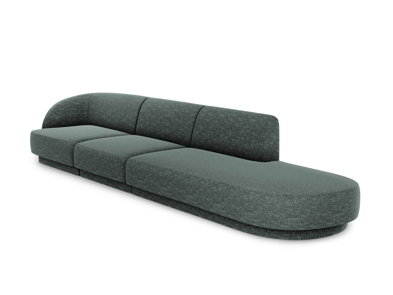Entdecken Sie das stilvolle Miley Sofa rechts 4 Sitzer von Micadoni – der perfekte Mix aus Komfort und modernem Design für Ihr Zuhause.
