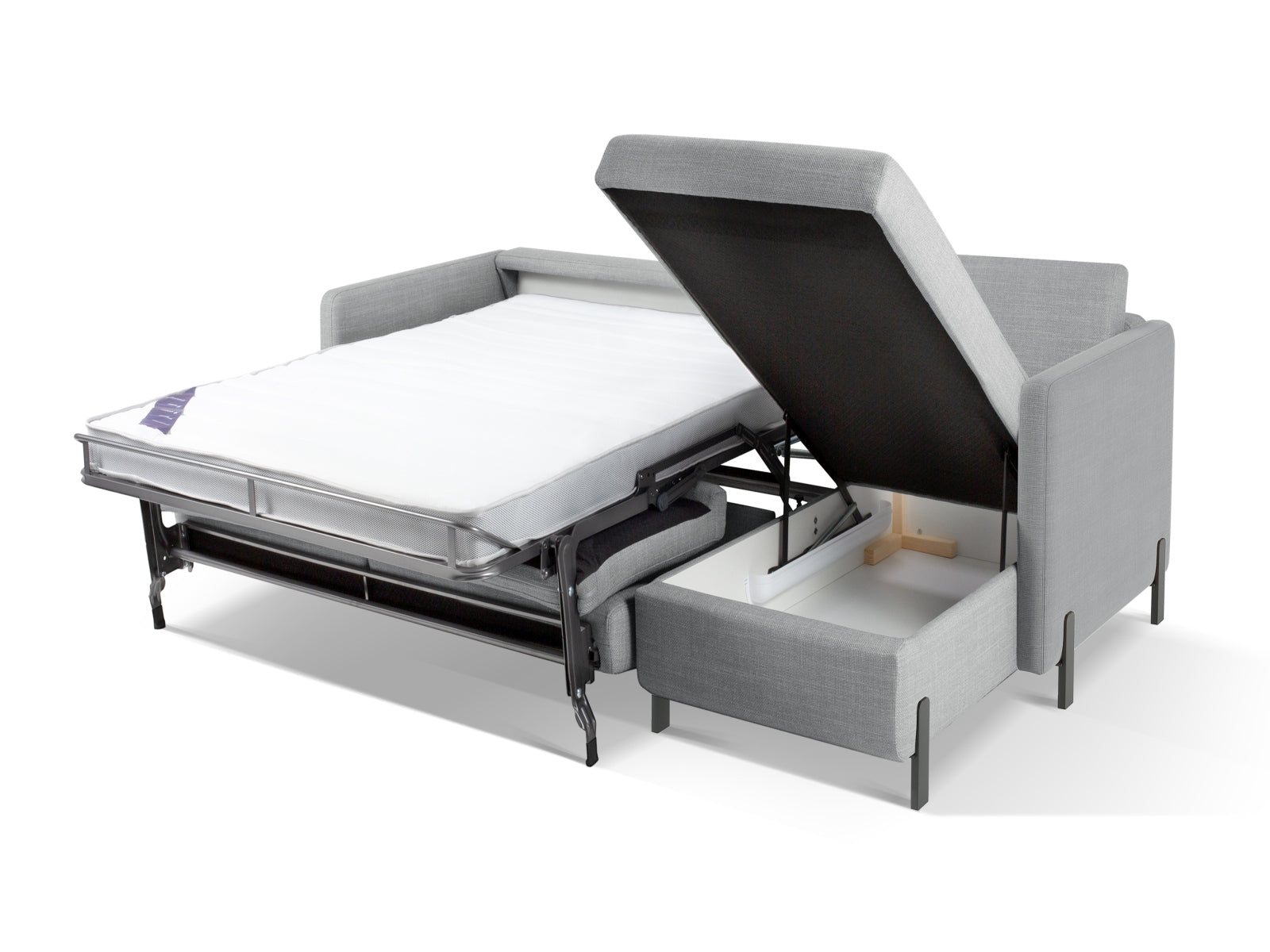 Erleben Sie das stilvolle Gloria Ecksofa rechts von Micadoni – ein 5-Sitzer mit cleverer Schlaffunktion und viel Stauraum für Ihr modernes Zuhause.