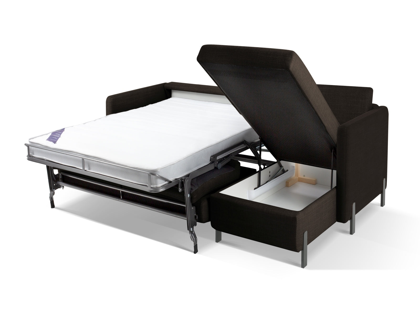 Erleben Sie das stilvolle Gloria Ecksofa rechts von Micadoni – ein 5-Sitzer mit cleverer Schlaffunktion und viel Stauraum für Ihr modernes Zuhause.