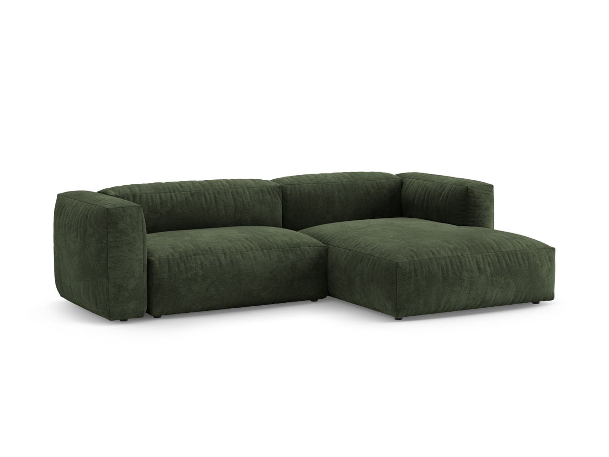 4-Sitzer Ecksofa rechts mit Schlaffunktion Martina in Green-Vogue präsentiert im Onlineshop von KAQTU Design AG. Bettsofa rechts ist von Micadoni