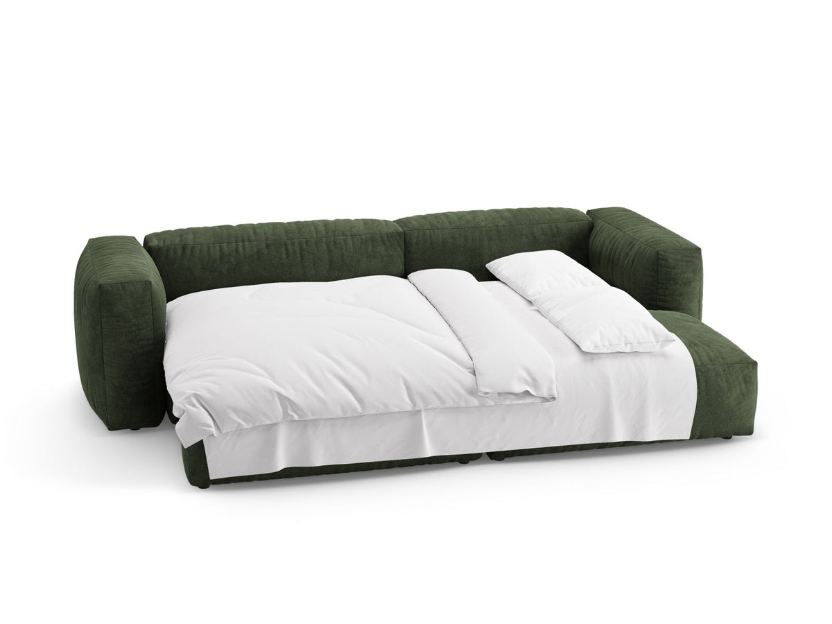 4-Sitzer Ecksofa rechts mit Schlaffunktion Martina in Green-Vogue präsentiert im Onlineshop von KAQTU Design AG. Bettsofa rechts ist von Micadoni