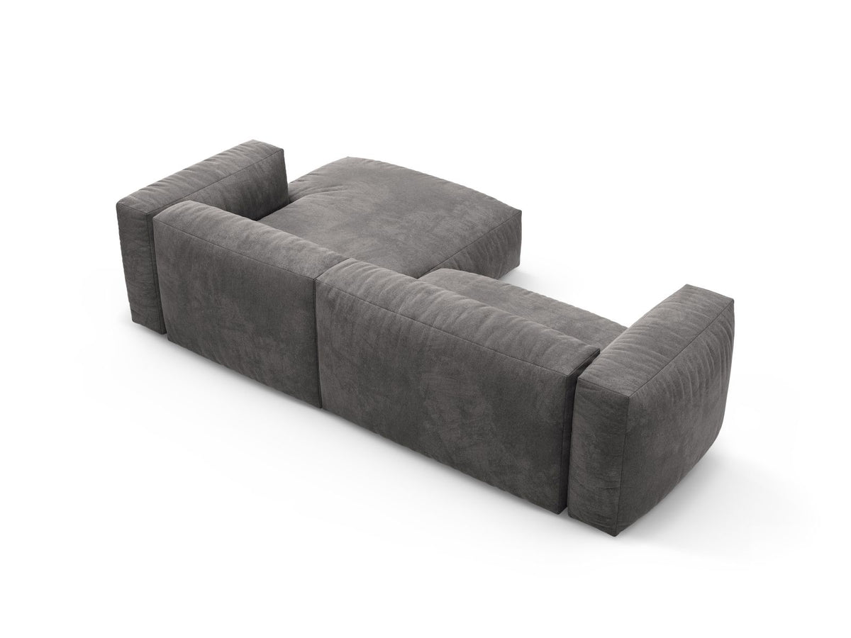 4-Sitzer Ecksofa rechts mit Schlaffunktion Martina in Grey-Vogue präsentiert im Onlineshop von KAQTU Design AG. Bettsofa rechts ist von Micadoni