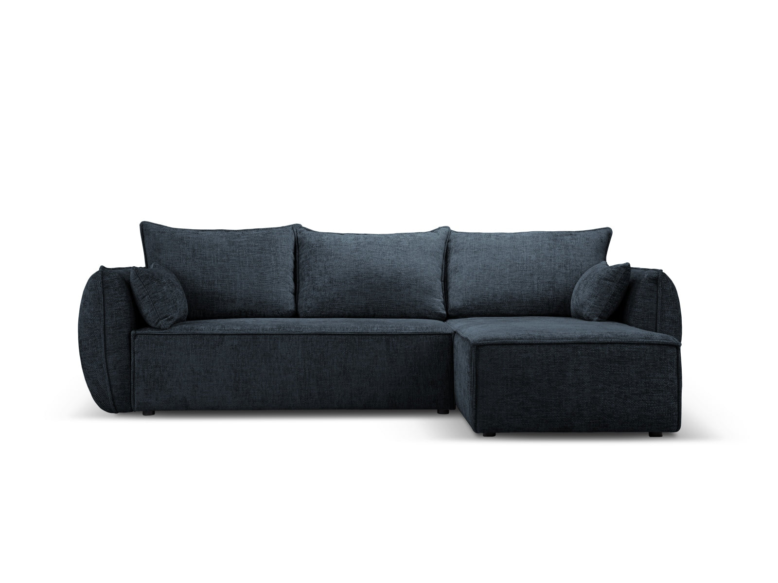 Kaelle Ecksofa rechts mit Schlaffunktion und Stauraumbox 4 Sitzer in Royal Blue präsentiert im Onlineshop von KAQTU Design AG. Ecksofa rechts ist von Micadoni